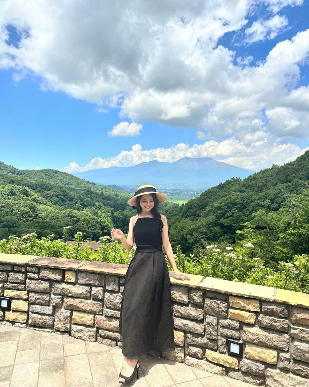 岸本沙季さんのインスタグラム写真 - (岸本沙季Instagram)「ホテルに展望台もあって🤭大自然に囲まれて素敵な所だったな🍃」7月19日 12時11分 - saki__kishimoto