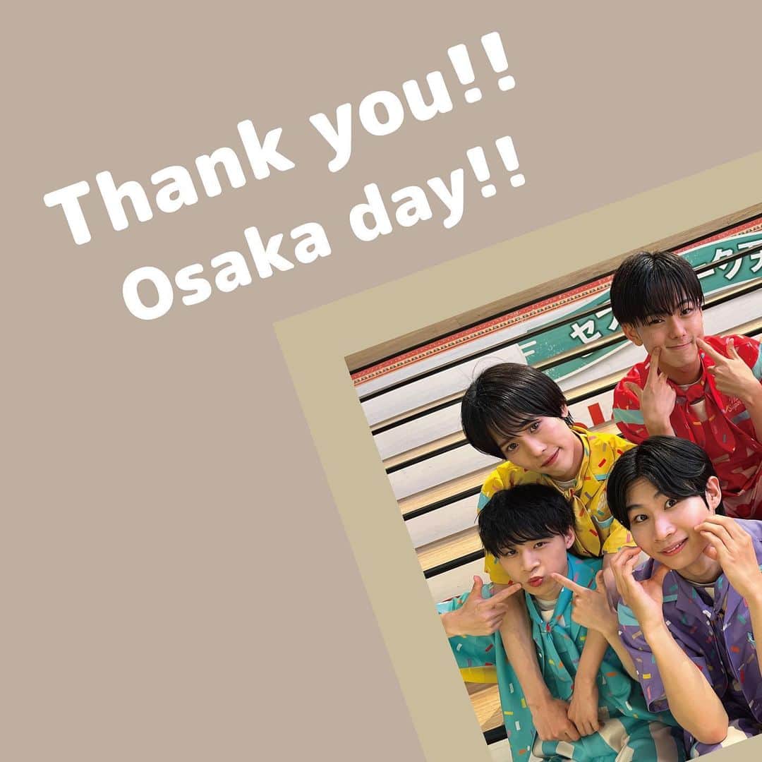 THE SUPER FRUITのインスタグラム：「Thank you!! Osaka!! 3rd Single「サマー☆★げっちゅー」 リリイベDay3🎤🌟 #スパフル #リリイベ #大阪」
