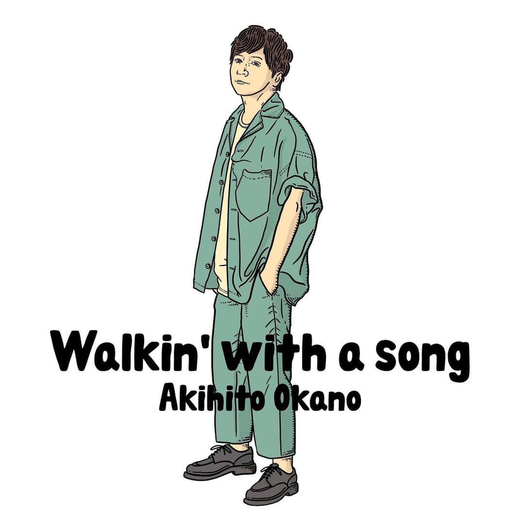 柳沢亮太のインスタグラム：「岡野昭仁さん（#ポルノグラフィティ）の1st Album『Walkin' with a song』に、作詞・作曲した「#指針」という楽曲を提供させて頂きました。すごいことだ…！7月26日(水)に先行配信スタート、アルバムは8月23日(水)発売です。嬉しい機会をありがとうございます！#岡野昭仁 #SUPERBEAVER」