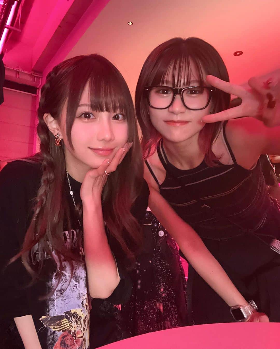 きりたんぽのインスタグラム：「いちえたんとNARSのイベント行ってきたの🥰💖たのちかった🥹また遊ぼね🌱」