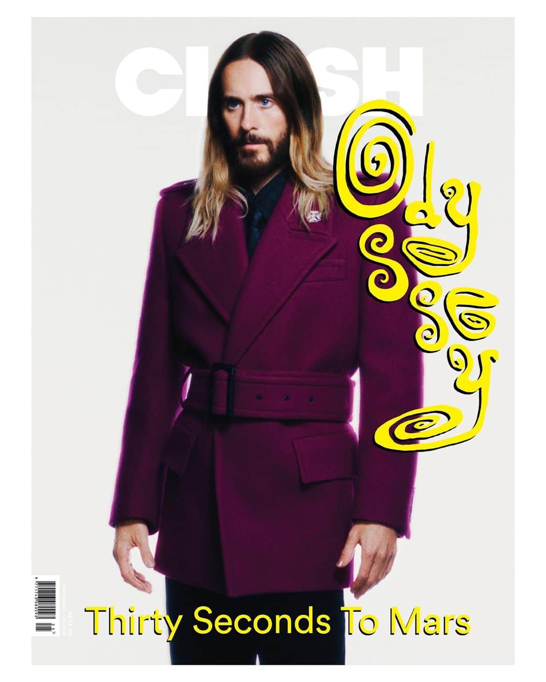 のインスタグラム：「“I’ve learned that sometimes it’s okay to trust your first instinct…”  @30secondstomars are the third face of Clash 125.  One of the biggest bands on the planet, Thirty Seconds To Mars is rooted in the relationship between two brothers. It’s a project that cemented these siblings, while also allowing them to grow. Acting in symbiotic nature to their familial status, it helps enrich – and is in turn enriched by – their relationship, embodying the evolution of their passions, tastes, and ambitions.  In this revelatory cover conversation Jared Leto opens up about the band’s dynamic new album, and the radical shift in their art. With brother Shannon Leto growing as both a producer and a songwriter, 30 Seconds To Mars are able to tackle challenges they’ve long dreamed about, but never dared to embrace.  Utilising melody, electronic production, and no small degree of pop sensibility, their work condenses an encyclopaedia of information into a contagious run of breathlessly ambitious songwriting, both dark in intent and glaringly bright in tone. As the album title has it, ‘It’s The End Of The World, But It’s A Beautiful Day’.  Words: Robin Murray Photography: @johnpheyes  Fashion: @harryjwclements Creative Direction: @rbpmstudio Jared Wears Full Look: @ysl by @anthonyvaccarello MUA: @jimmyowenjones  Hair: @yoko_setoyama」