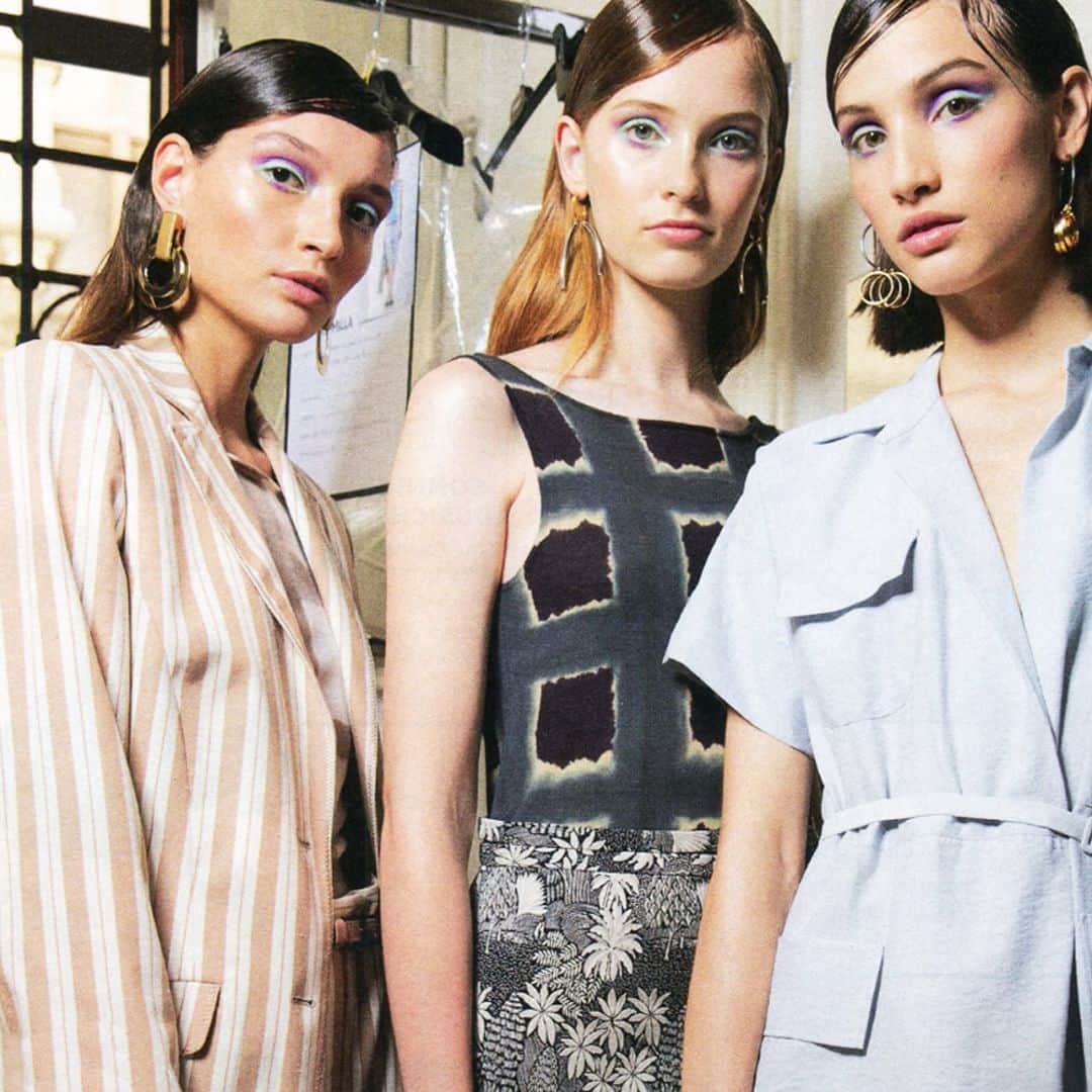 チヴィディーニのインスタグラム：「"Made in Italy. Behind the scenes" Cividini on Petra - July 2023  #CIVIDINI #knit #knitwear #MadeInItaly #cashmere #fashion #petra #petramagazine」