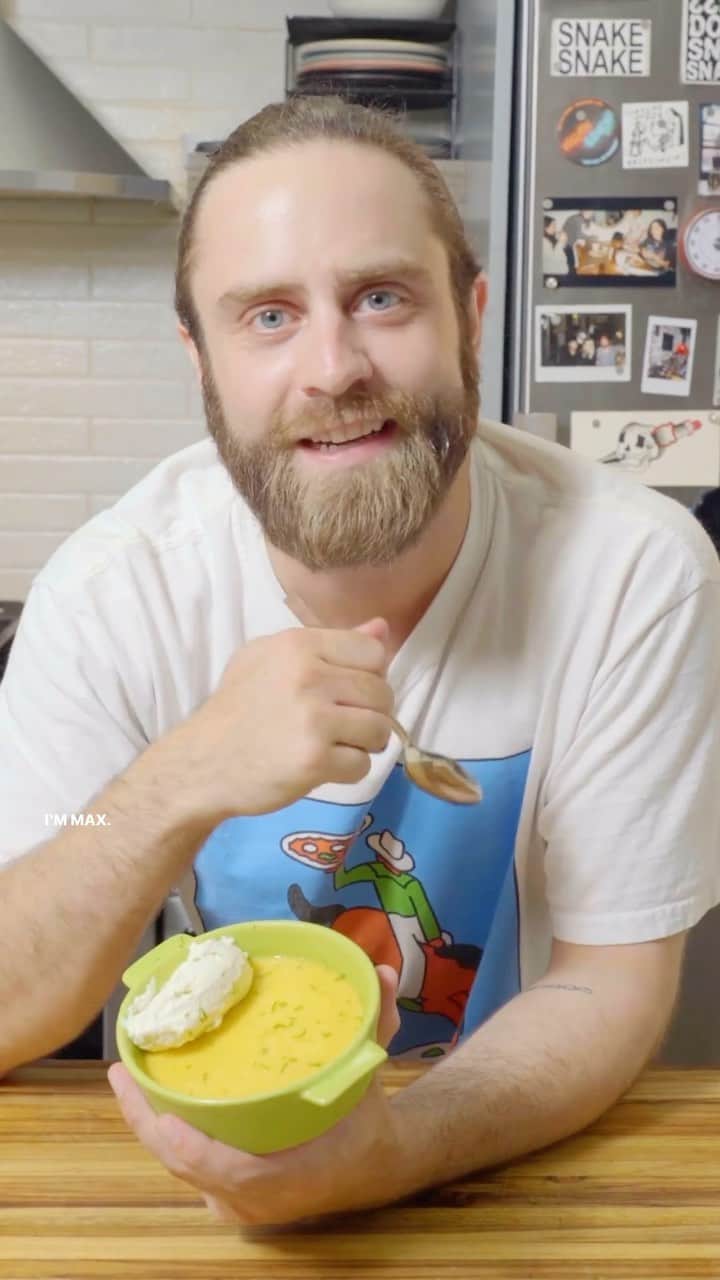 Food52のインスタグラム：「One little key lime pie for you 🥹 from @chillguyinbrooklyn. This punchy, refreshing, summery dessert requires minimal ingredients and time yet yields a verrrry satisfying result. Click the link in bio for the recipe and to watch the full episode! #f52community #f52grams」