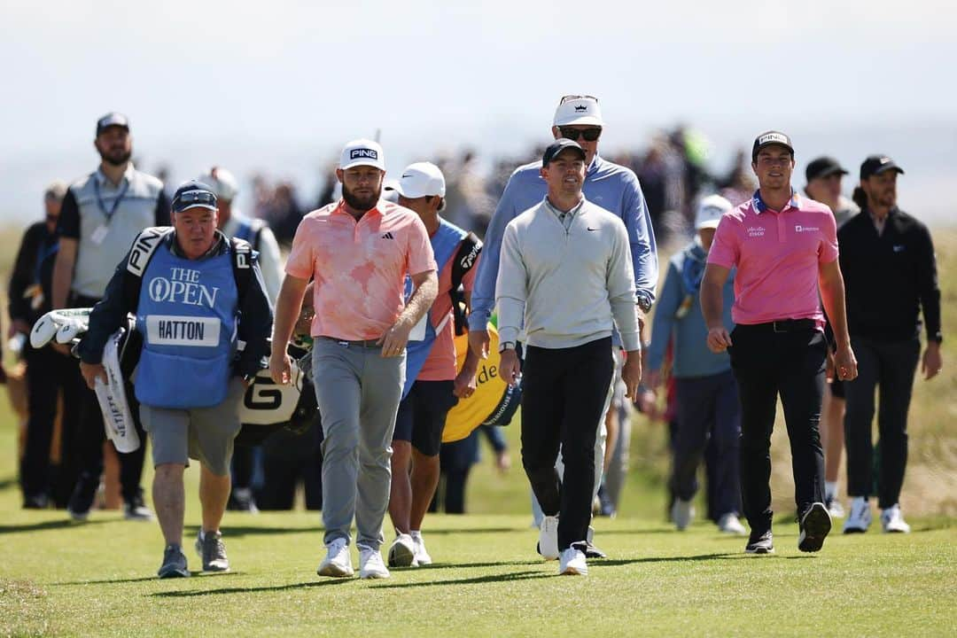 ティレル・ハットンさんのインスタグラム写真 - (ティレル・ハットンInstagram)「Epic Wednesday at @theopen. 🇪🇺 Looking forward to getting going. 👊🏻」7月20日 3時16分 - tyrrellhatton