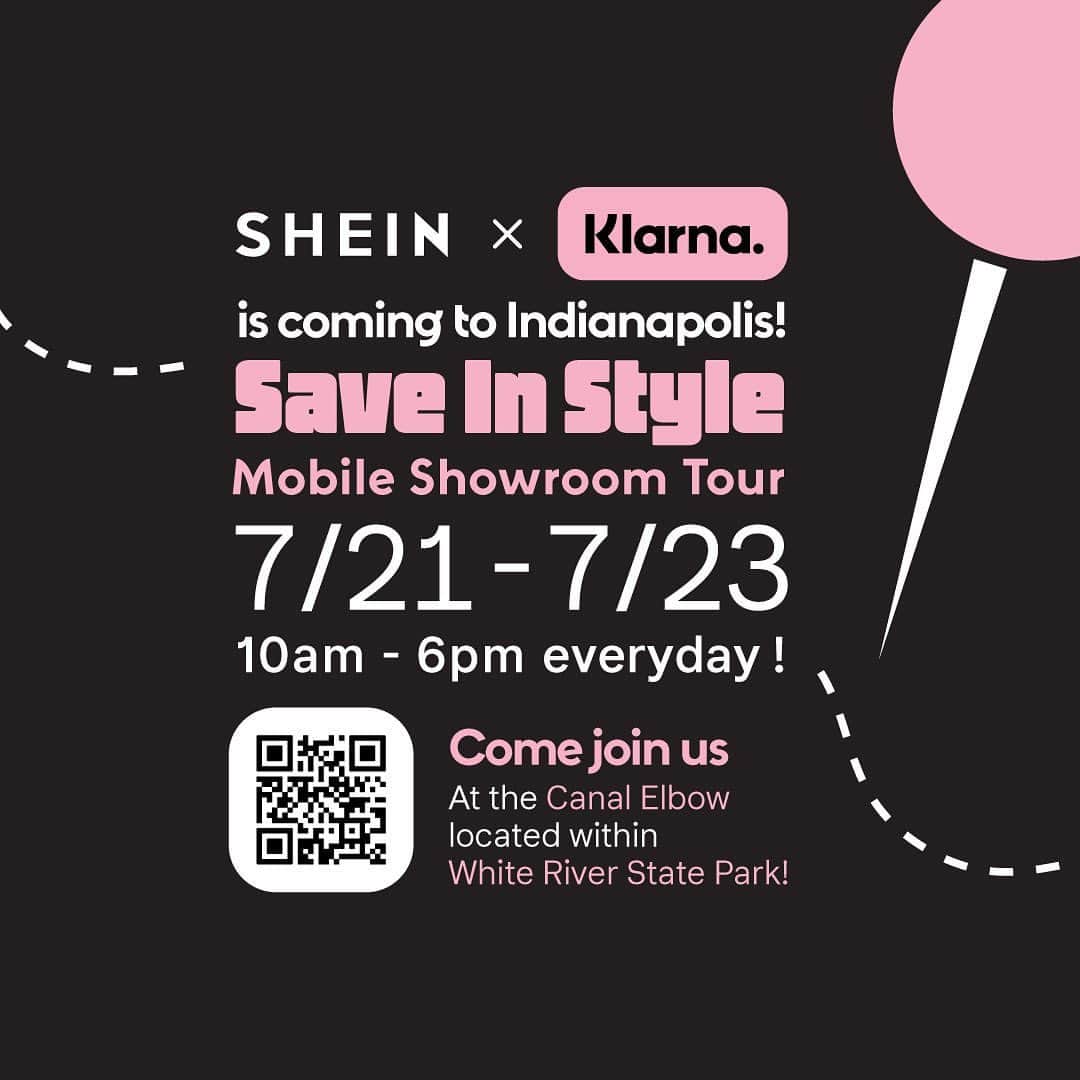 SHEINのインスタグラム：「We need to know...what is on your #wishlist for your home? Share in the comments down below!  Make sure to stop by our #SHEINXKlarnaTour showroom, our one-stop shop to find everything you need and pay how you want to!  📍 Canal Elbow at White River State Park 801 West Washington Street, Indianapolis, Indiana, 46204 ⏰ 10AM - 6PM * There will be no sale at this event」