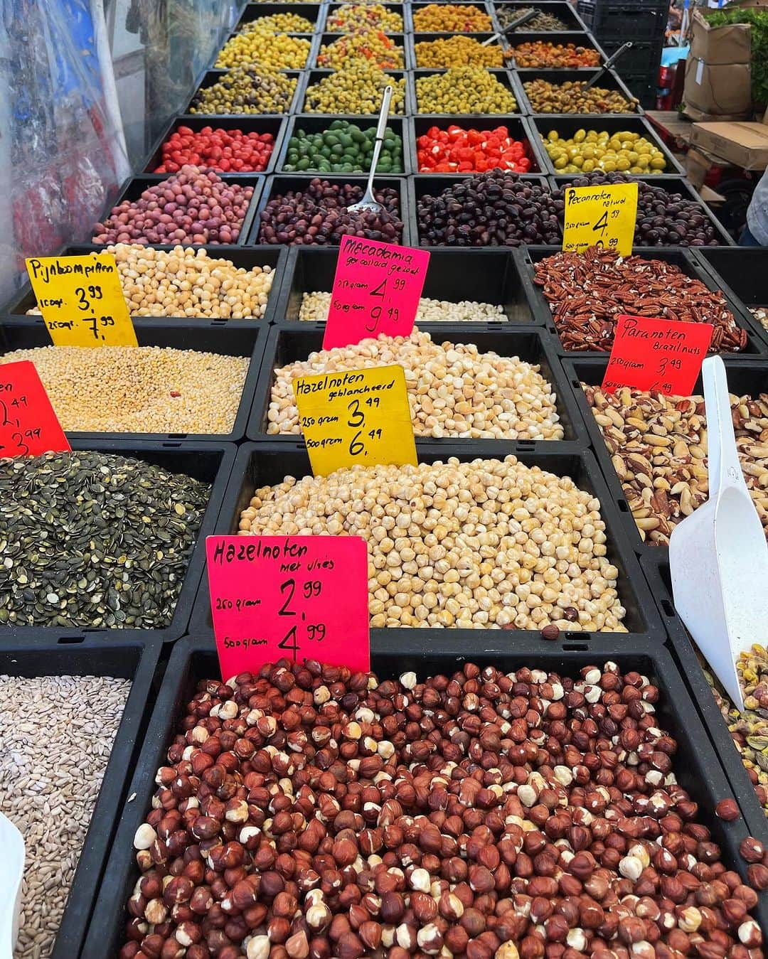 Amata Chittaseneeさんのインスタグラム写真 - (Amata ChittaseneeInstagram)「🍌🍒🍆🫑🍋🍅🥦🌶️🥑🥕 Farmer Market, Rotterdam, the Netherlands #pearypiearoundtheworld  - เก็บบรรยากาศสีสันสดใสของผลไม้และผักต่างๆมาฝากค่า 😍 🍒 ข่วงนี้เป็น ช่วงฤดูร้อนของโซนยุโรป ผลไม้พวก cherry berry เยอะมากๆค่ะ รวมไปถึง peachและ nectarineค่ะ 🍑 แพรเป็นคนชอบเดินตลาดสดมากๆ ได้เห็นความหลากหลาย ผักบางชนิดนี้ไม่รู้จักไปเลย ผลไม้บางอย่าง อ๋อ ที่เมืองไทยก็มี เห็ดนี้หน้าตาน่ารักแหะ มะเขือเทศลูกใหญ่สวยจัง มันสนุกดีนะ 😄」7月19日 19時11分 - pearypie