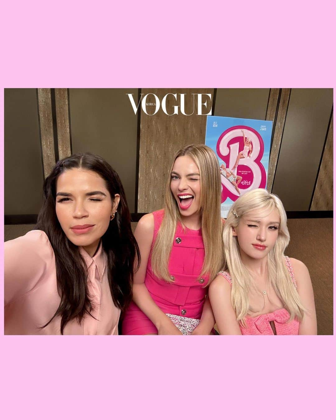 ソミさんのインスタグラム写真 - (ソミInstagram)「“Barbie the movie” exclusive interview  with @voguekorea 🎀 🧚🏻‍♀️🤫」7月19日 19時26分 - somsomi0309