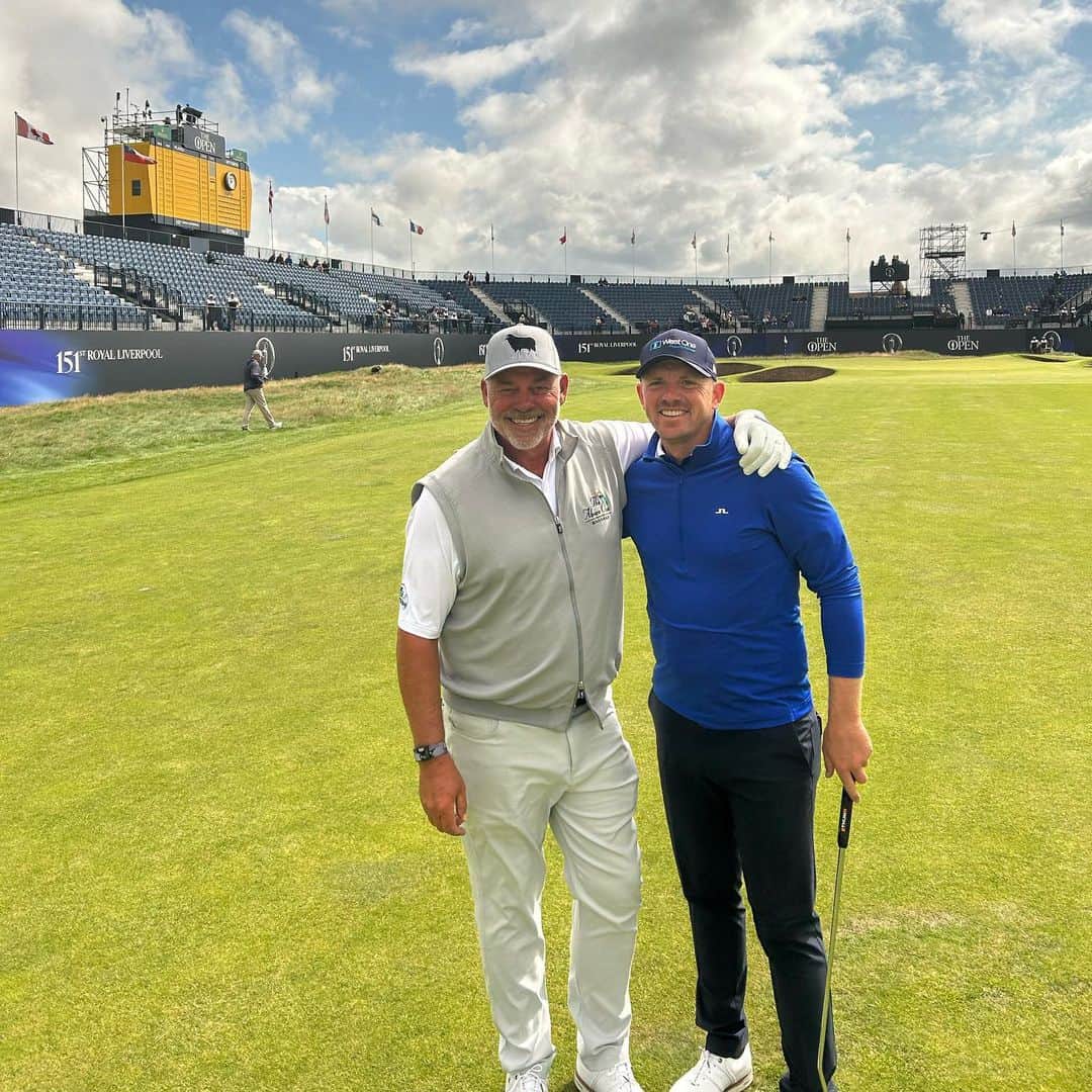 マット・ウォレスのインスタグラム：「Honoured to be back at @theopen with the big man. Always learning. Ready to go.」