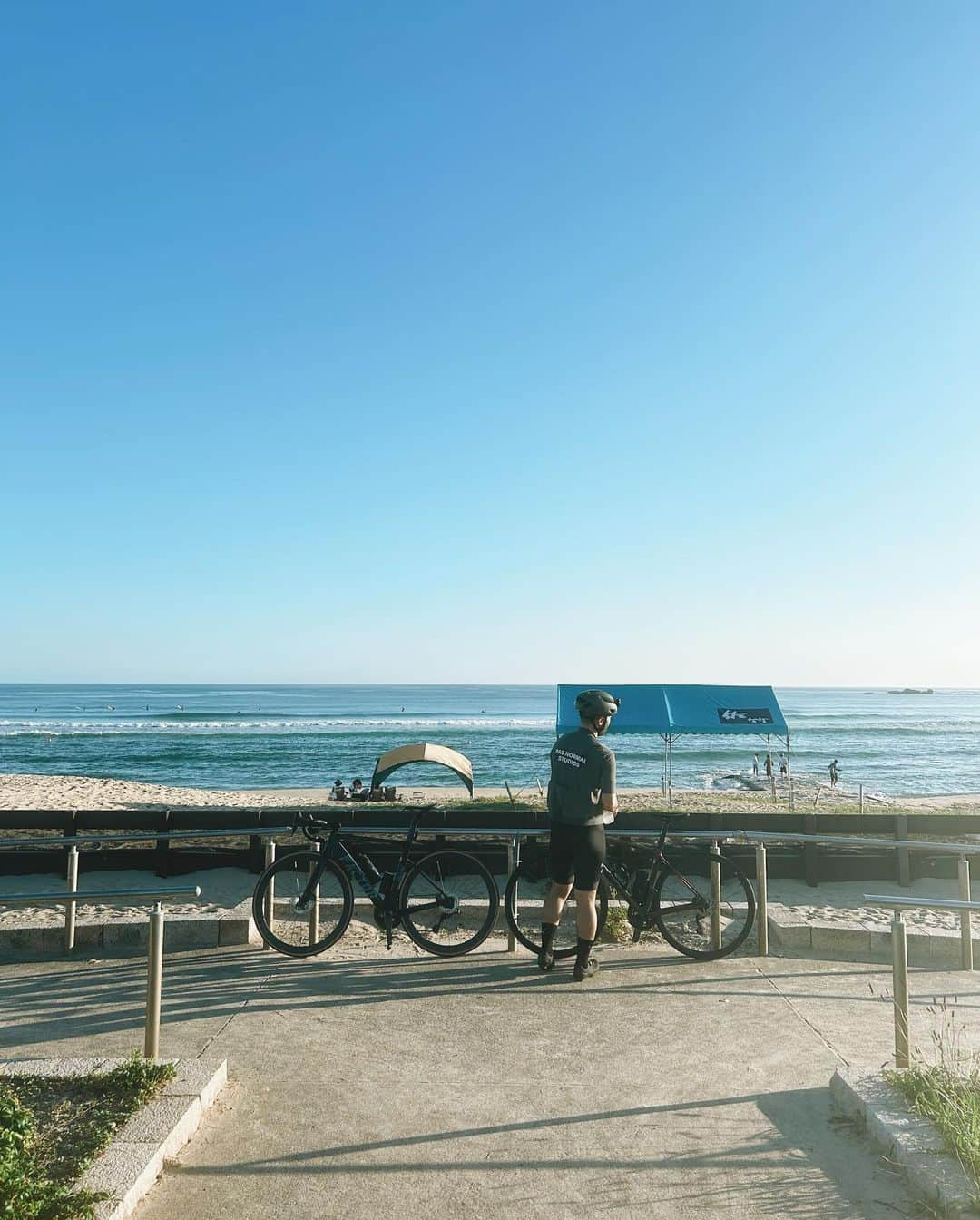 Takafumi Gotoのインスタグラム：「Ride with Umi-no-Kyoto 🌊 猛暑続きだけど早朝ライドは気持ちいい✌🏻」