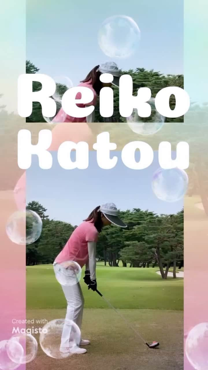 かとうれいこのインスタグラム：「先日のゴルフ⛳️  夏ゴルフは熱中症対策しっかりと〜 大きなサンバイザーがとてもよかったです👍  志穂さんが作ってくれた動画🏌️‍♀️ なんでも出来て尊敬ですw ダンスも😆 @shihohashimoto3   今回も楽しいラウンドでしたー♪  そしてトップアマの吹野耕一さんと ラウンドご一緒させていただきました。 安定のゴルフさすがでした！  #ゴルフ #ゴルフ大好き  #もっと上手くなりたい #バンカー学習してきたから #今回は👍 #2023.夏 #暑い夏  #小金井カントリー倶楽部」