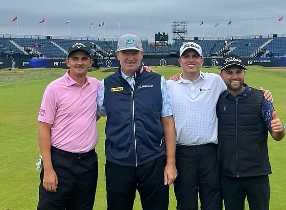 アーニー・エルスさんのインスタグラム写真 - (アーニー・エルスInstagram)「A good day at @theopen yesterday with fellow South Africans @cbezgolf @martyrohwer @kylebarker7」7月19日 20時10分 - ernieelsgolf