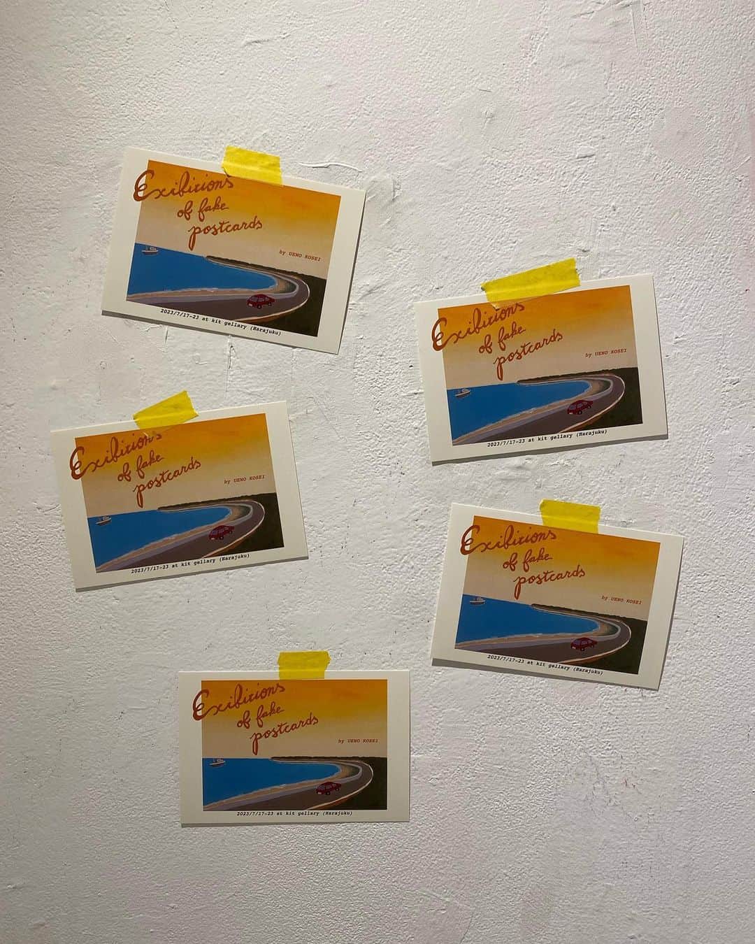 THE BAWDIESさんのインスタグラム写真 - (THE BAWDIESInstagram)「上野君の個展 「Exhibitions of fake postcard by UENO KOSEI」 に遊びに行ってきました！ 相変わらずのセンスと世界観！ 皆さんも是非！  by  taxman」7月19日 21時00分 - thebawdies