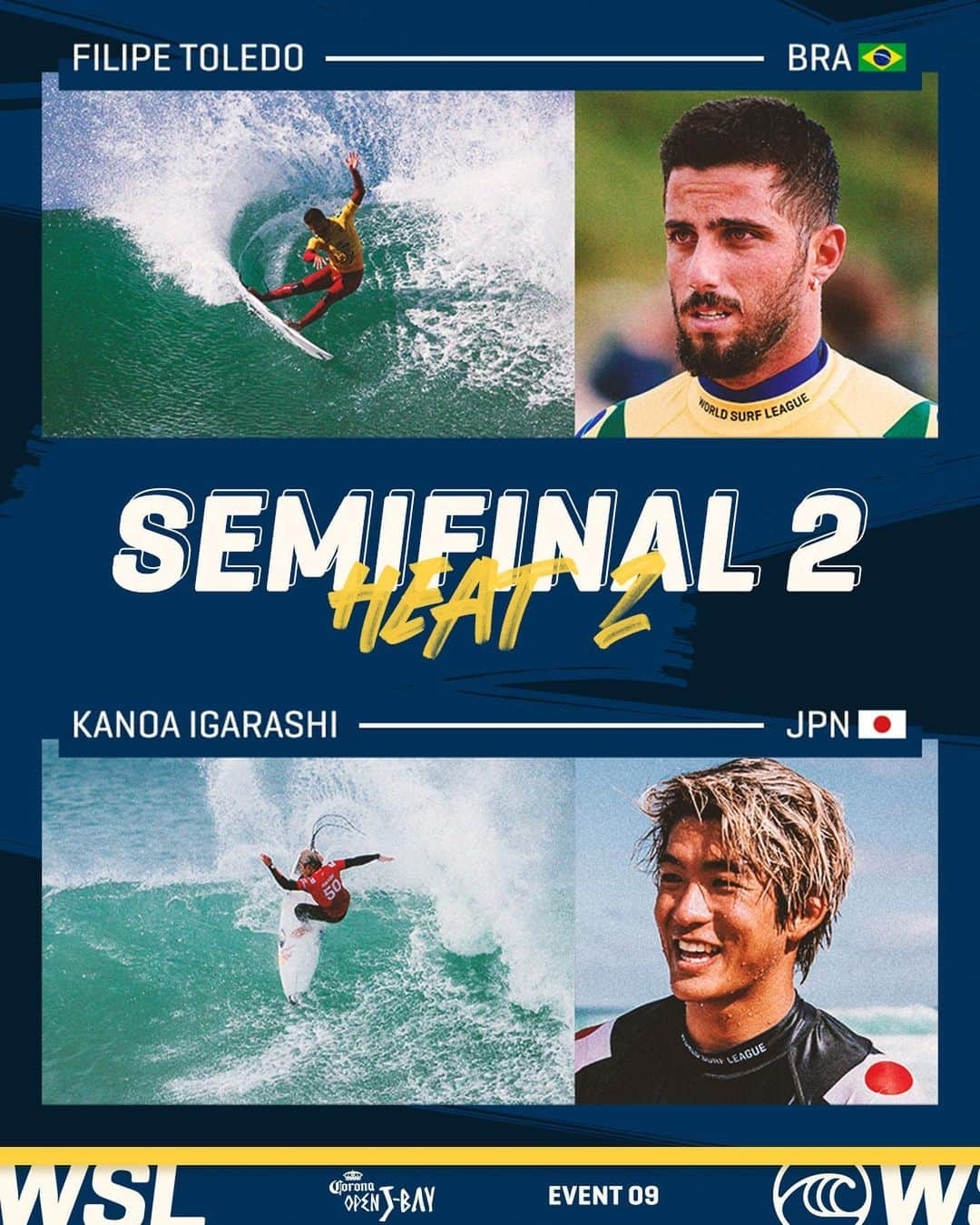 世界プロサーフィン連盟（WSL）さんのインスタグラム写真 - (世界プロサーフィン連盟（WSL）Instagram)「The #CoronaOpenJBay Men’s Semifinals are ON!  Watch live on worldsurfleague.com.  @corona @kougamunicipality」7月19日 21時04分 - wsl