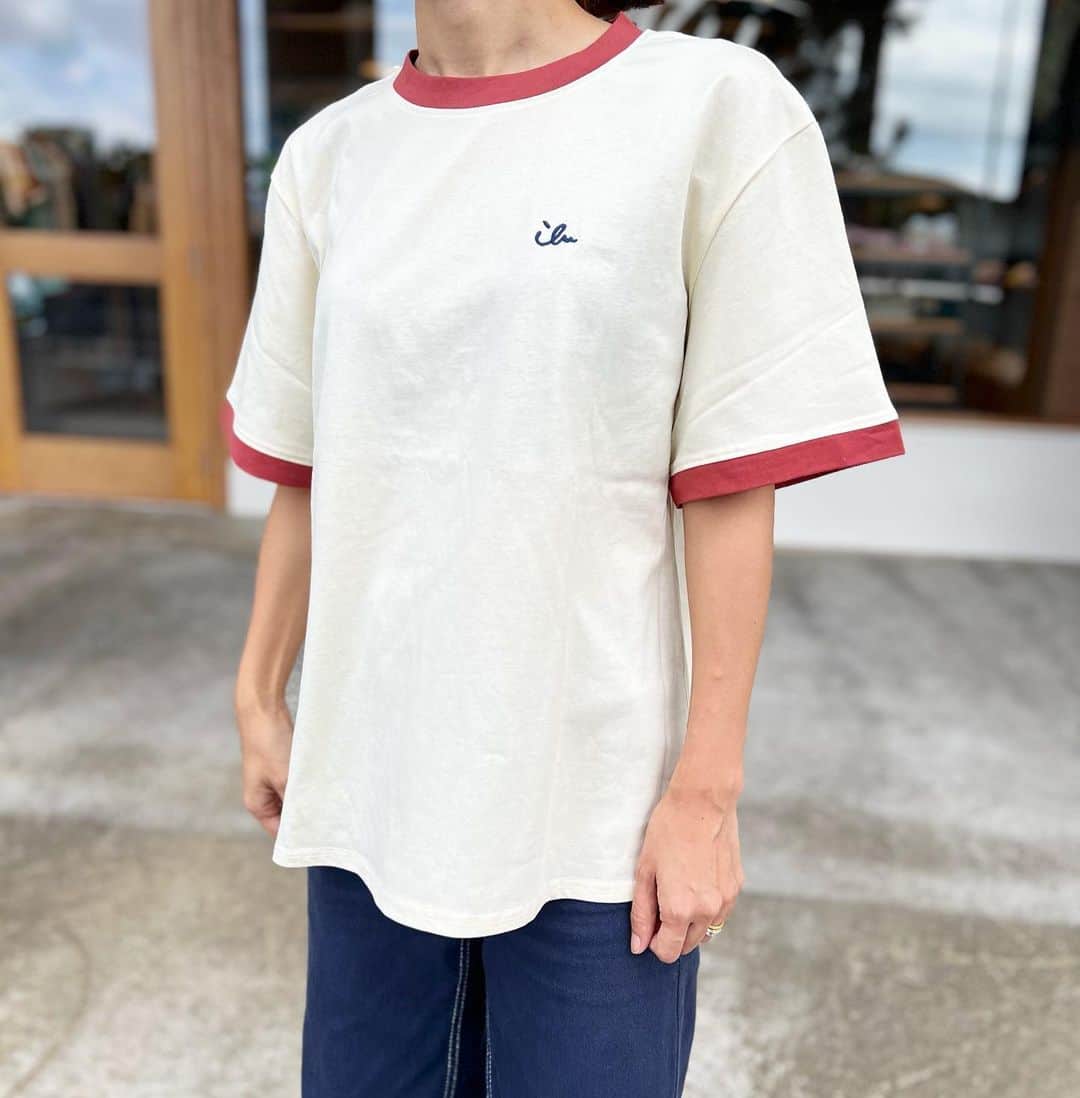 original brand 【ilu098】さんのインスタグラム写真 - (original brand 【ilu098】Instagram)「New リンガーTシャツ 嬉しい3色のラインナップ。 今年の夏を彩る1枚へ。  《販売》 店舗: 7/20(木)11時~ Web: 7/20(木)19時~  #ilu098 #アイルレディー #沖縄ファッション」7月19日 21時56分 - ilu098