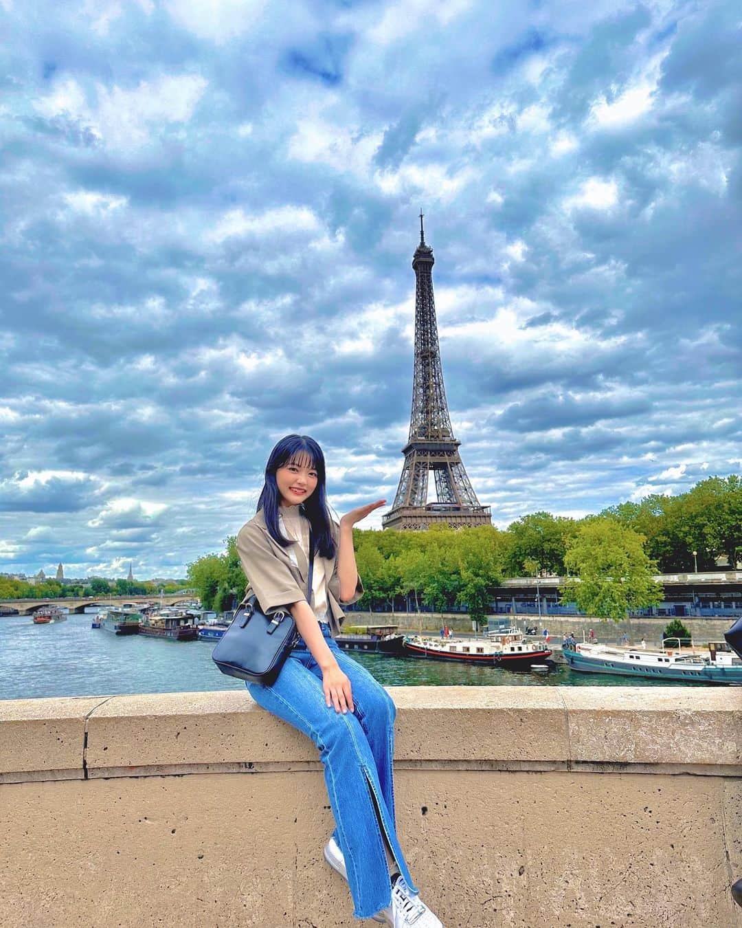 上田理子のインスタグラム：「#🇫🇷  パリが素敵な街すぎて 現実味ないまま帰ってきちゃったからまた行かなきゃね」