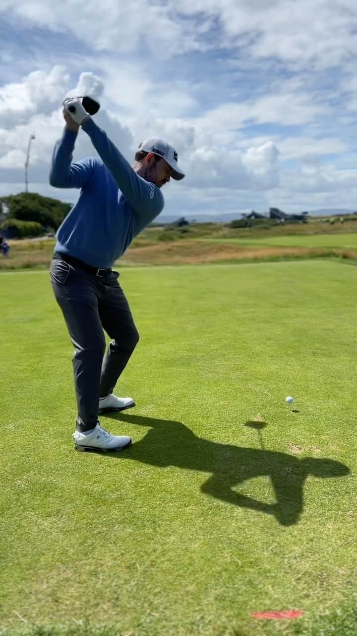 パトリック・キャントレーのインスタグラム：「Getting ready for the week. @theopen」