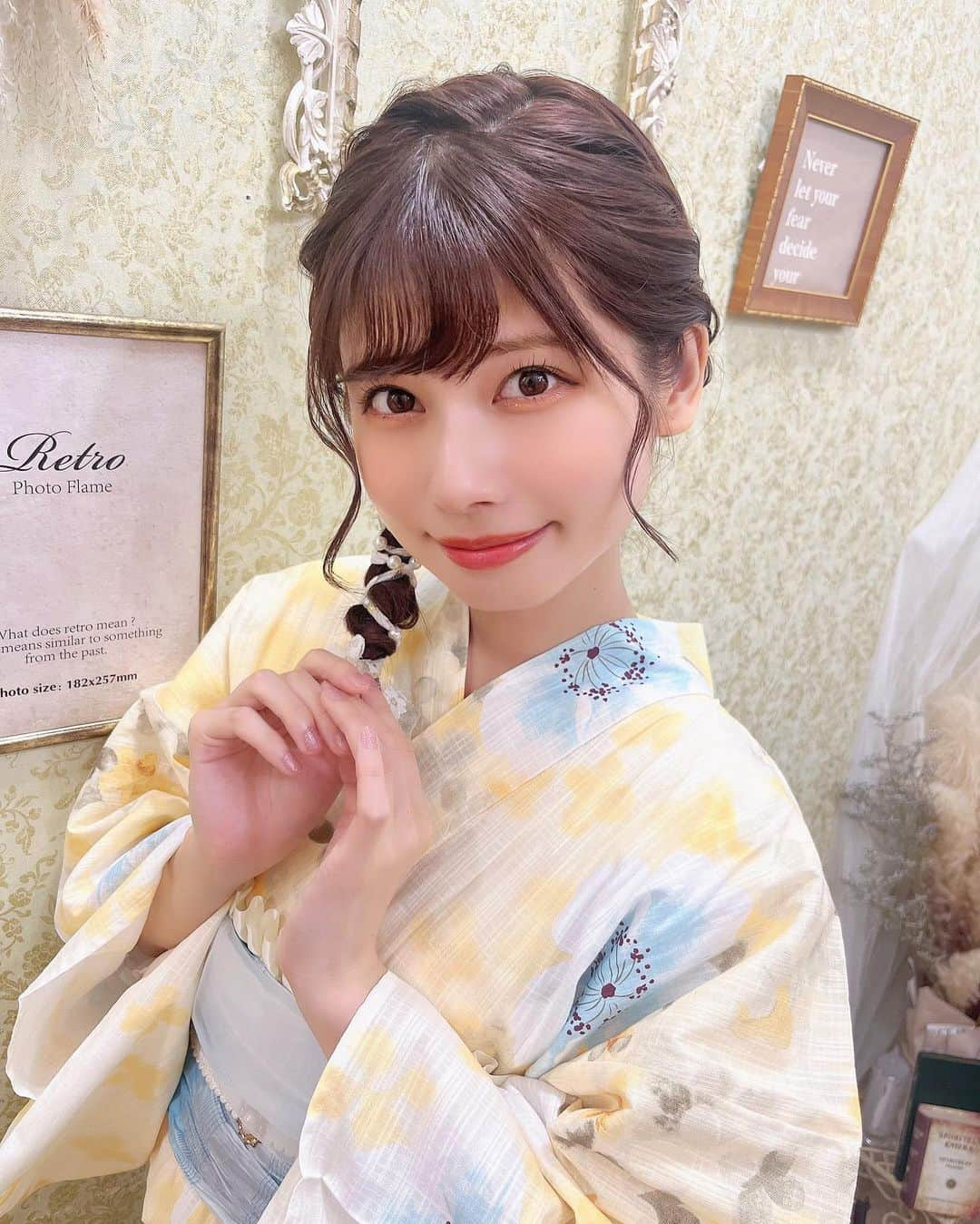 鹿目凛さんのインスタグラム写真 - (鹿目凛Instagram)「夏を感じたくて👘💛  #でんぱ組inc #鹿目凛 #ぺろりん #浴衣 #アイドル #夏 #夏祭り」7月19日 22時58分 - kaname_rin