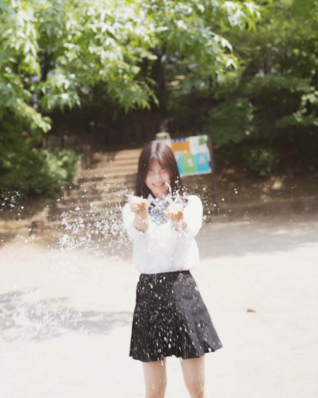 守谷菜々江さんのインスタグラム写真 - (守谷菜々江Instagram)「☀️☁️😬  水風船バトルとかしたい」7月19日 23時11分 - naaaa_morita2