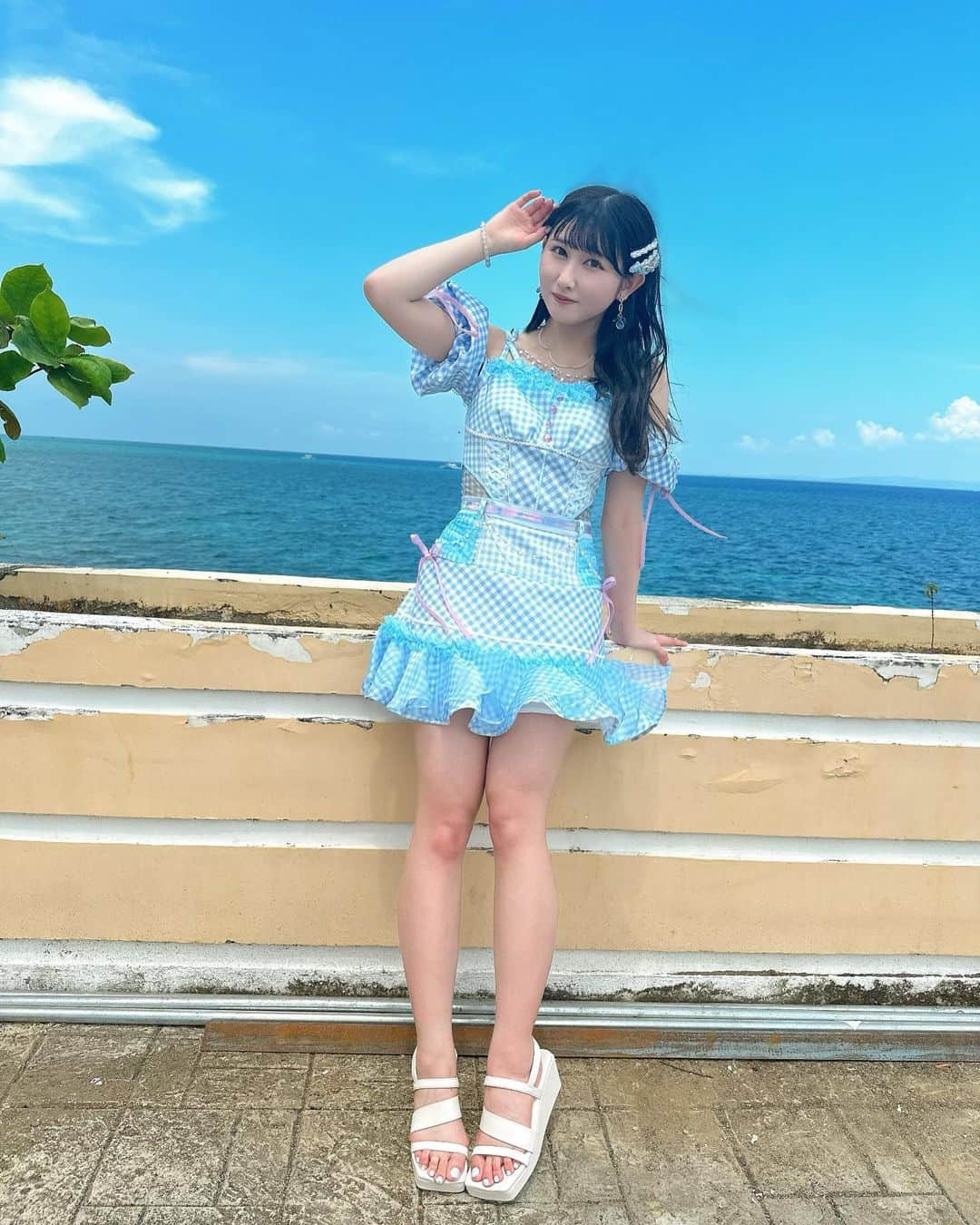 山本杏奈のインスタグラム：「🌴🪼🌴🪼  さながとってくれた☺︎  今日はナツマトペ発売日！ オリコンデイリーシングルランキング1位！ 本当にありがとうございます🥺  大切な1つの作品がまた増えました  メイキングも特典映像もとっても幸せな気持ちになるのでぜひみてください🫶🏻🫧  たくさんの方に届きますように♩  #イコラブ」