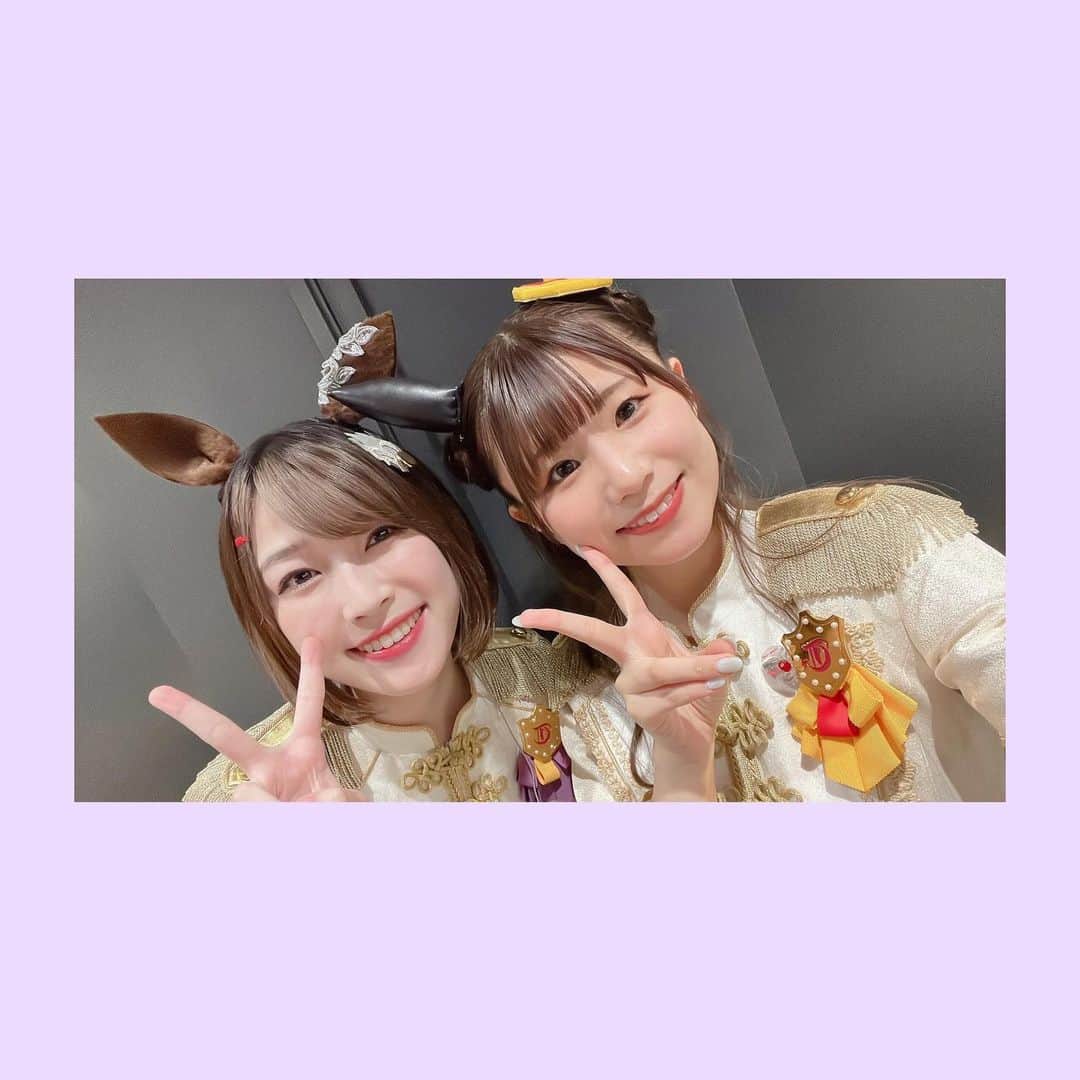 青山吉能さんのインスタグラム写真 - (青山吉能Instagram)「#0716 🐎🎤 ・ 思い出写真② 〜2ショットたち〜 ・ 本ちゃん ゆりな すみれさん だーみなさん そらまるさん なつみん ちささぁん はおちゃん ひなきちゃん 松岡 ・ 待機のタイミングが合わずやDAY2は撤収の時間もあったりで撮れずな方が多数😭ひーん 楽屋でも皆さん(というかゆりな)が本当に楽しくて、一生笑い声が響いていて愉快でした！ お写真以上の思い出があるってことサ ま、みんなにもちょっとは共有してやろう📷 ・ ・ #ウマ娘 #umamusume  #ウマ娘5th #ウマ娘5th横浜D2 #再投稿🙇‍♀️」7月20日 0時21分 - yopipinsta555