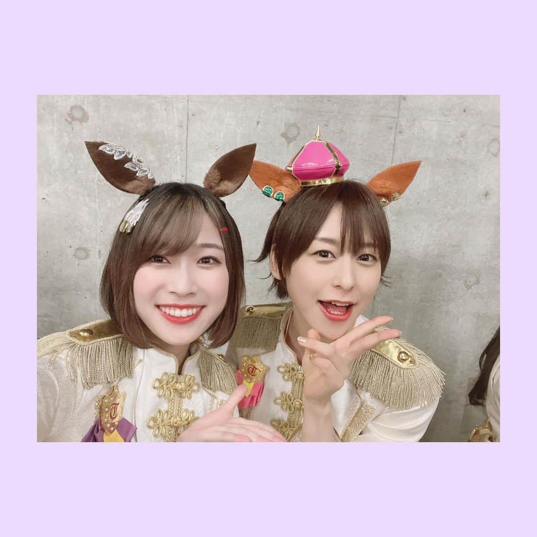 青山吉能さんのインスタグラム写真 - (青山吉能Instagram)「#0716 🐎🎤 ・ 思い出写真② 〜2ショットたち〜 ・ 本ちゃん ゆりな すみれさん だーみなさん そらまるさん なつみん ちささぁん はおちゃん ひなきちゃん 松岡 ・ 待機のタイミングが合わずやDAY2は撤収の時間もあったりで撮れずな方が多数😭ひーん 楽屋でも皆さん(というかゆりな)が本当に楽しくて、一生笑い声が響いていて愉快でした！ お写真以上の思い出があるってことサ ま、みんなにもちょっとは共有してやろう📷 ・ ・ #ウマ娘 #umamusume  #ウマ娘5th #ウマ娘5th横浜D2 #再投稿🙇‍♀️」7月20日 0時21分 - yopipinsta555