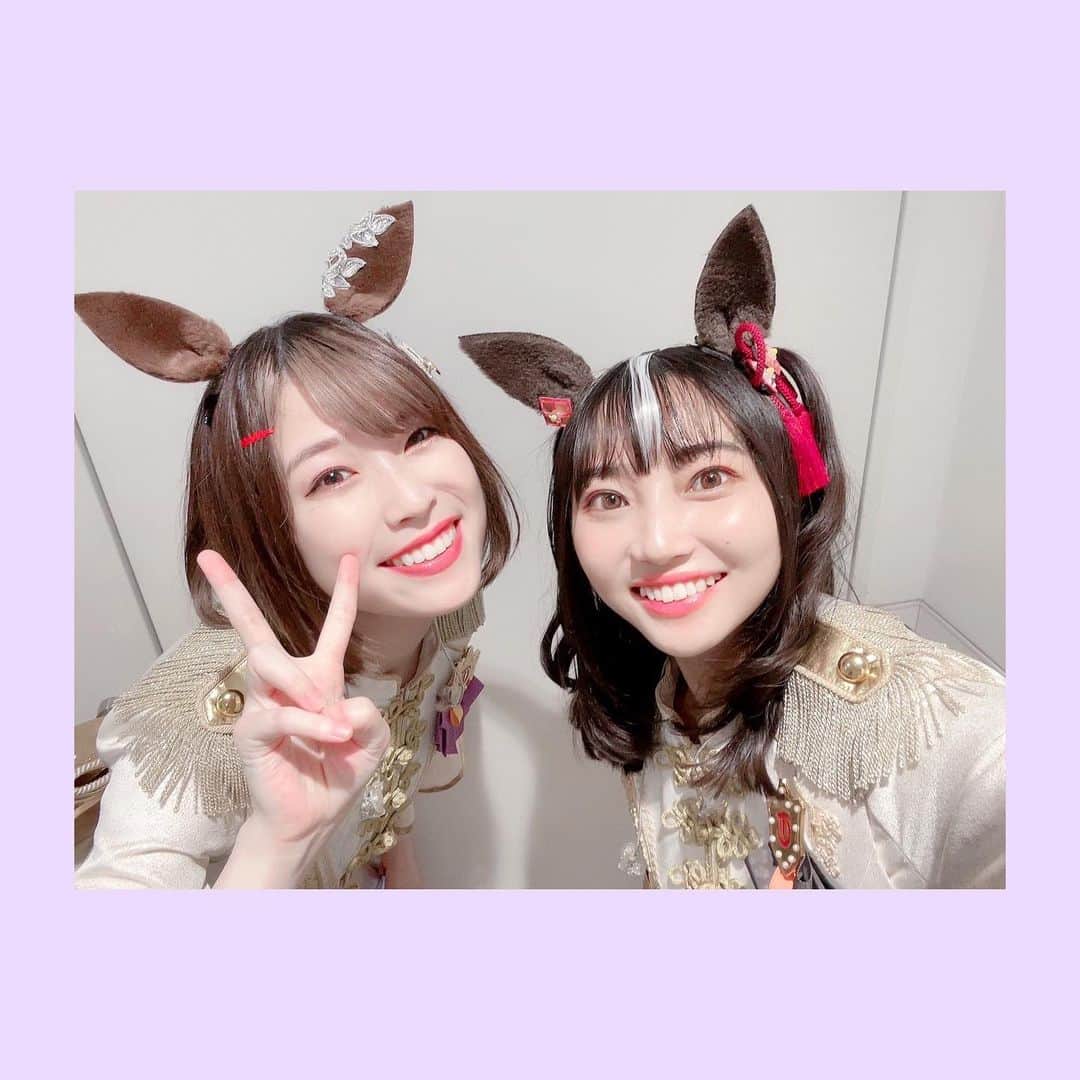 青山吉能さんのインスタグラム写真 - (青山吉能Instagram)「#0716 🐎🎤 ・ 思い出写真② 〜2ショットたち〜 ・ 本ちゃん ゆりな すみれさん だーみなさん そらまるさん なつみん ちささぁん はおちゃん ひなきちゃん 松岡 ・ 待機のタイミングが合わずやDAY2は撤収の時間もあったりで撮れずな方が多数😭ひーん 楽屋でも皆さん(というかゆりな)が本当に楽しくて、一生笑い声が響いていて愉快でした！ お写真以上の思い出があるってことサ ま、みんなにもちょっとは共有してやろう📷 ・ ・ #ウマ娘 #umamusume  #ウマ娘5th #ウマ娘5th横浜D2 #再投稿🙇‍♀️」7月20日 0時21分 - yopipinsta555