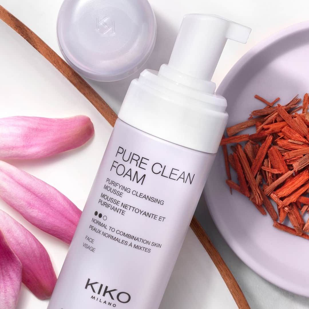 KIKO MILANOさんのインスタグラム写真 - (KIKO MILANOInstagram)「Let’s talk #KIKOSkincare! The first step to a radiant complexion? A good cleanser! Try out our Pure Clean Foam for a refreshing texture, enriched with a multimineral complex and water lily extract ✨🪷 Ideal for normal to combination skin.⁣」7月20日 0時55分 - kikomilano