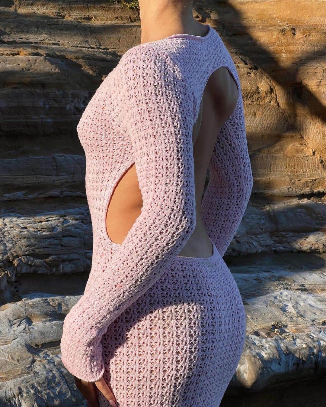 FRANKIES BIKINISのインスタグラム：「a crochet dress that feels like a hug」