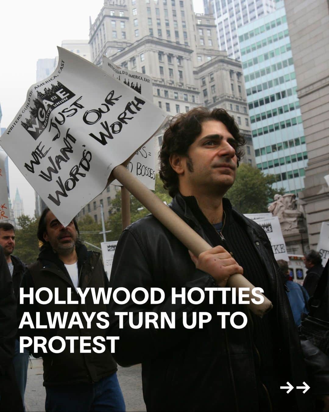 VICEさんのインスタグラム写真 - (VICEInstagram)「Striking is shit hot. Especially now, with Hollywood actors and writers shutting down their industry to protest their contracts.⁠ ⁠ When actors and writers first went on strike more than 60 years ago, it led to residual payments from TV reruns. When the writers went on strike from November 2007 to February 2008, it was about residuals too – in this case, from "new media" like digital downloads and streaming. Today's strike in Hollywood follows that same pattern. ⁠ ⁠ It's not just big name blockbuster stars: 160,000 actors and 11,500 writers are seeking a pay structure that's more in line with the streaming business. So let's revisit the time this last happened, when the likes of Sopranos, Seinfeld and the guy who now does the White Lotus marched in 2007 for better pay for everyone in their industry.」7月20日 1時02分 - vice