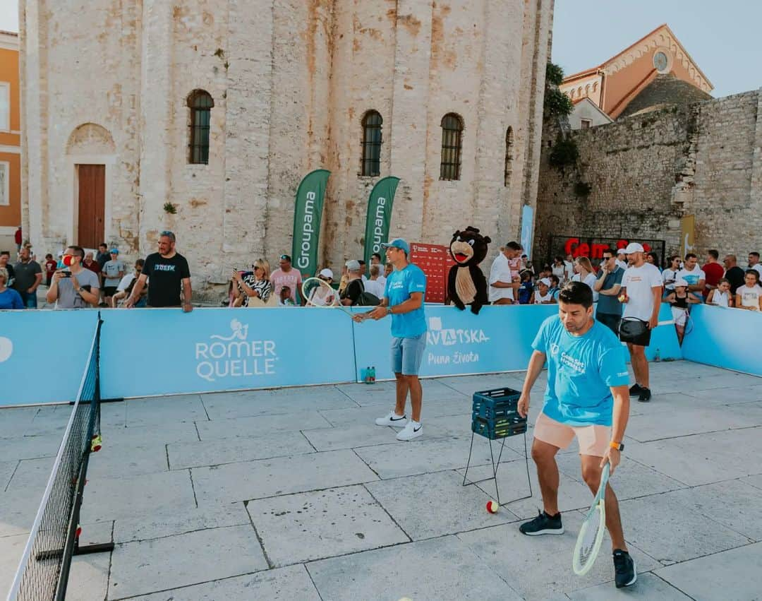 マリン・チリッチさんのインスタグラム写真 - (マリン・チリッチInstagram)「Gem Set Hrvatska - Kids Day 😊🎾✨⠀ ⠀ 📸 @envycroatia @julienduvalphoto @samirckphoto @androtasovac . . #GSH #KidsDay #SayYesToZadarRegion」7月20日 1時48分 - marincilic