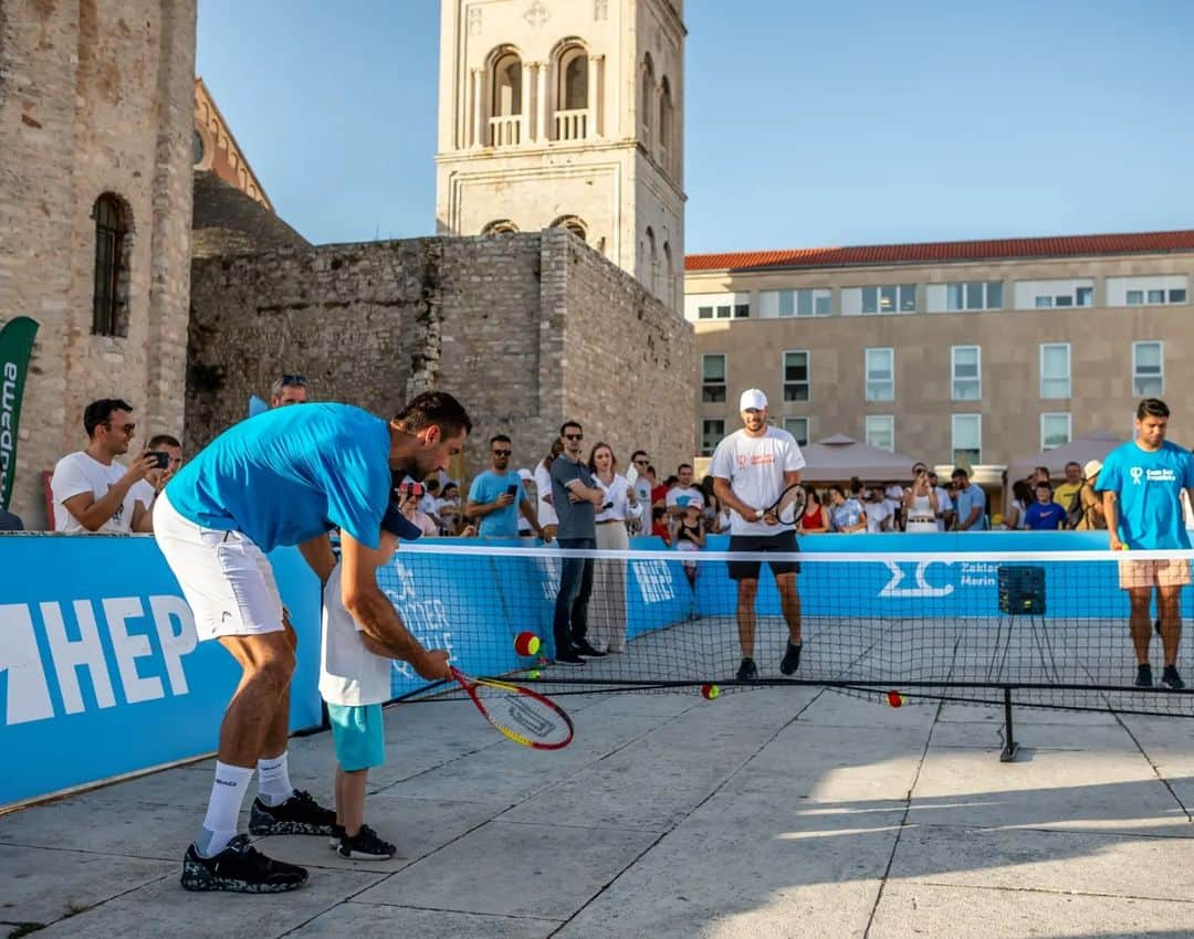 マリン・チリッチさんのインスタグラム写真 - (マリン・チリッチInstagram)「Gem Set Hrvatska - Kids Day 😊🎾✨⠀ ⠀ 📸 @envycroatia @julienduvalphoto @samirckphoto @androtasovac . . #GSH #KidsDay #SayYesToZadarRegion」7月20日 1時48分 - marincilic