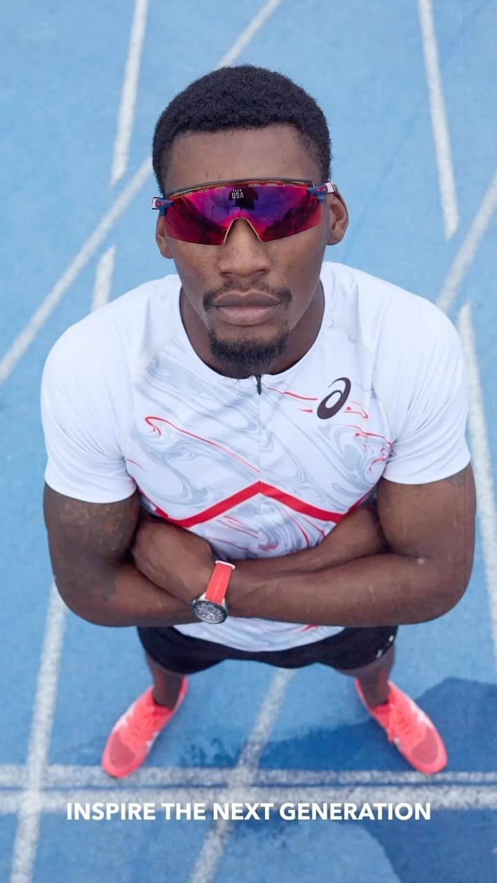 OAKLEYのインスタグラム：「Team Oakley just got faster. Welcome, Fred Kerley. #TeamOakley」