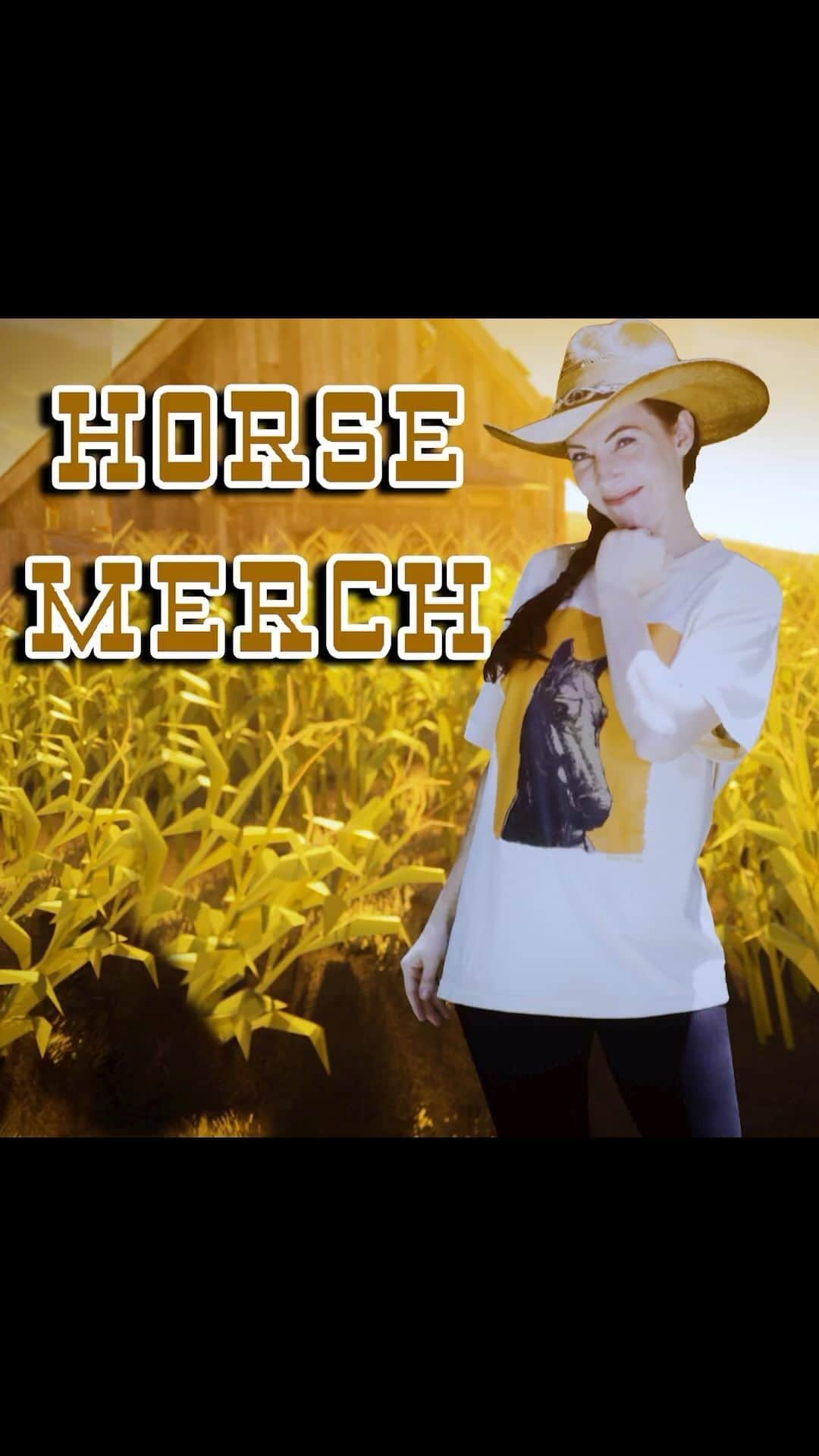ウィットニー・カミングスのインスタグラム：「NEW 🐴 merch on sale NOW. Pre-Order/made in USA only so we aren’t fast fashion garbage people. Horse drawn by the brilliant @kevingchristy. WhitneyCummings.com 🤎」