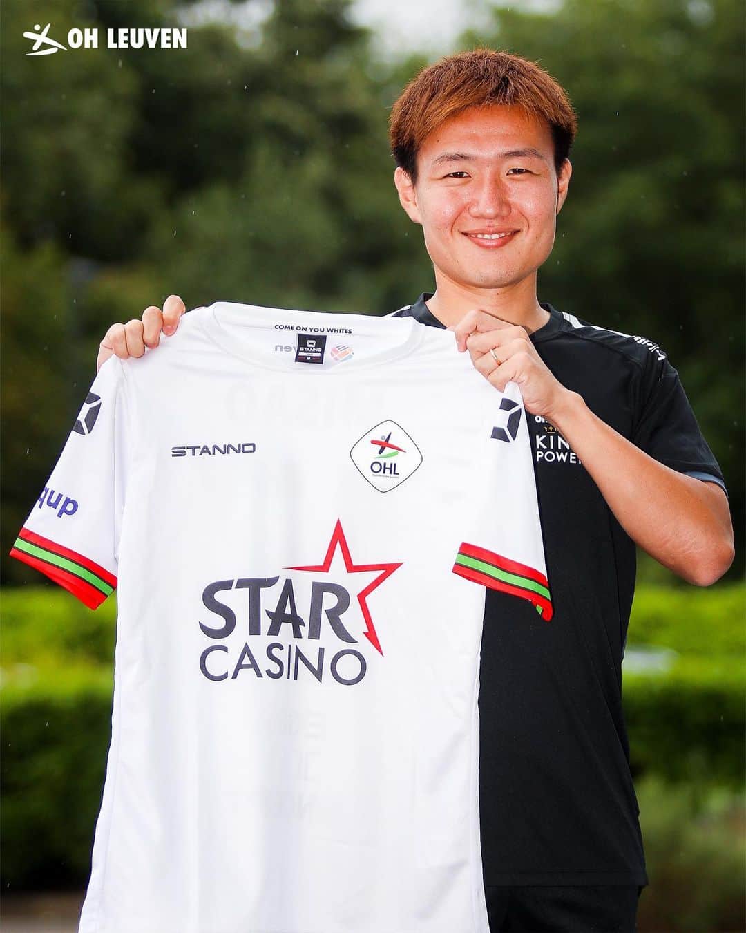 三竿健斗のインスタグラム：「Transfernieuws 🥳  Welcome, Kento! 👋🇯🇵  Lees meer op ohleuven.com  #ohleuven #samenkanmeer #transfer」