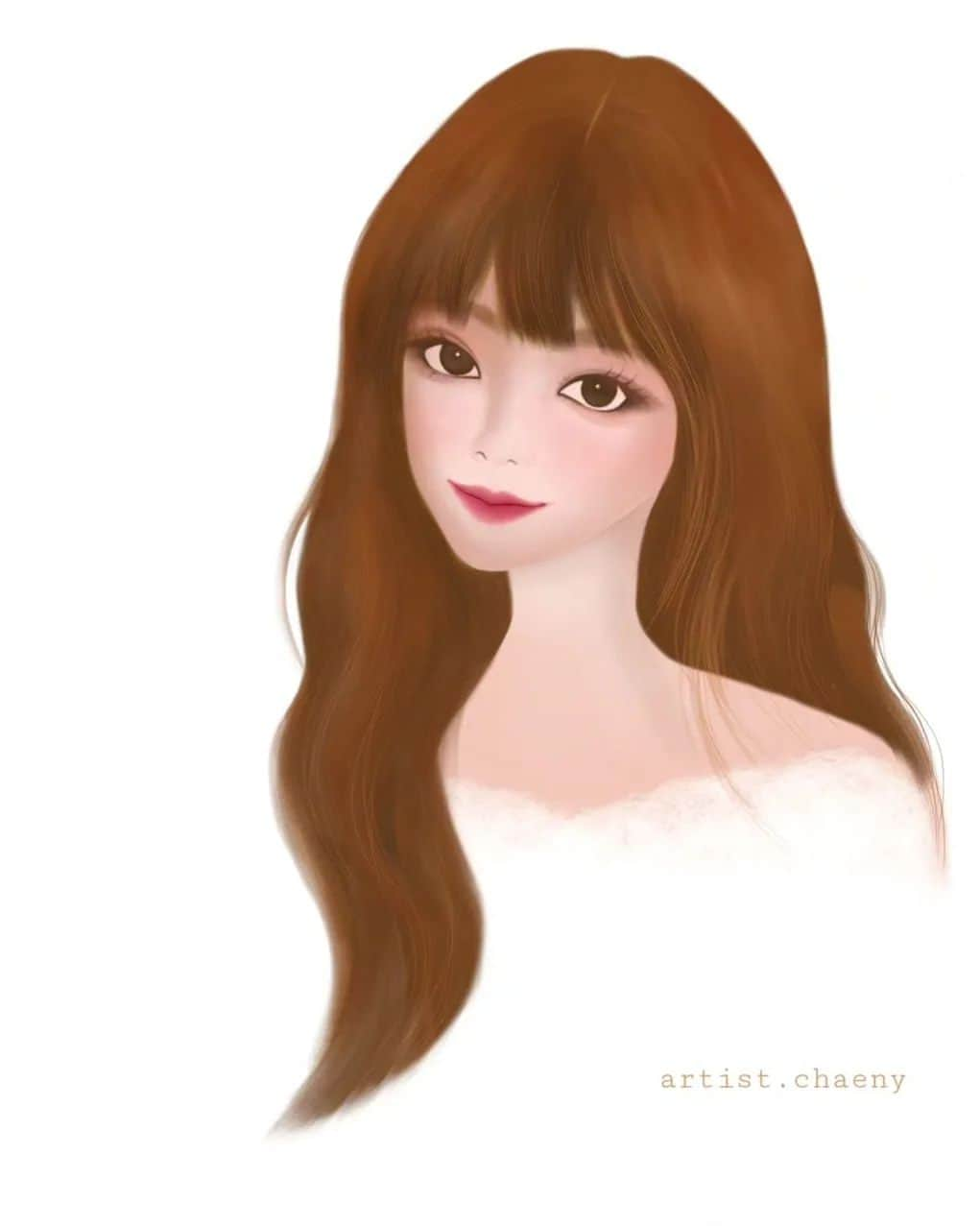 イ・ユリさんのインスタグラム写真 - (イ・ユリInstagram)「존경하는 작가님 그림 감사합니다♡ @creative_chaeny #이유리#감사합니다 #아티스트채니 #채니 #그림 #일러스트 #디지털아트 #디지털드로잉 #인물화 #인물그림 #배우 #artist.chaeny #art」7月20日 12時05分 - leeyuri007