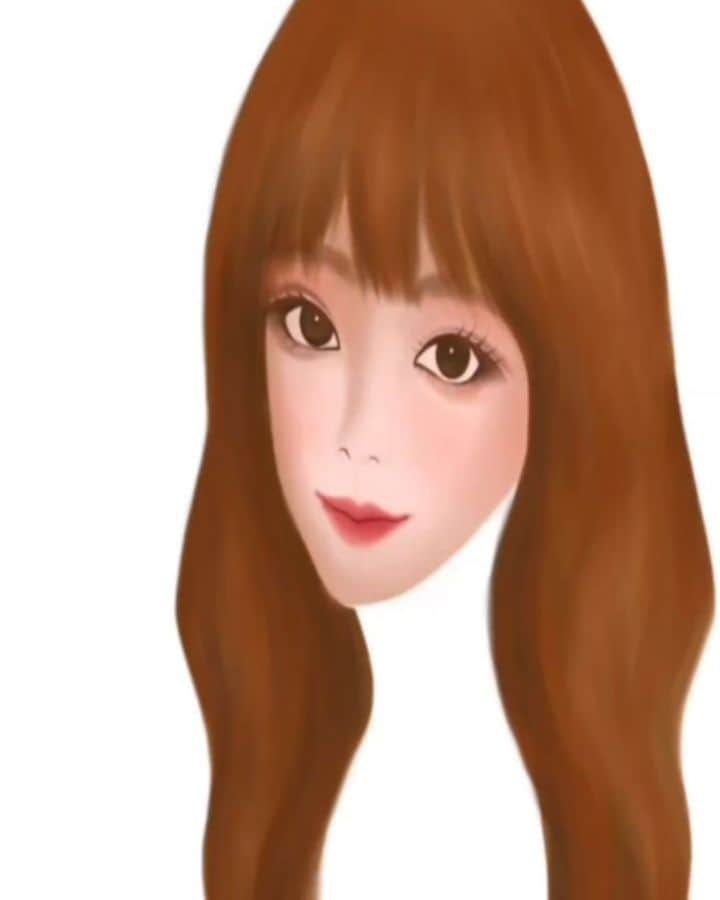 イ・ユリのインスタグラム：「존경하는 작가님 그림 감사합니다♡ @creative_chaeny #이유리#감사합니다 #아티스트채니 #채니 #그림 #일러스트 #디지털아트 #디지털드로잉 #인물화 #인물그림 #배우 #artist.chaeny #art」