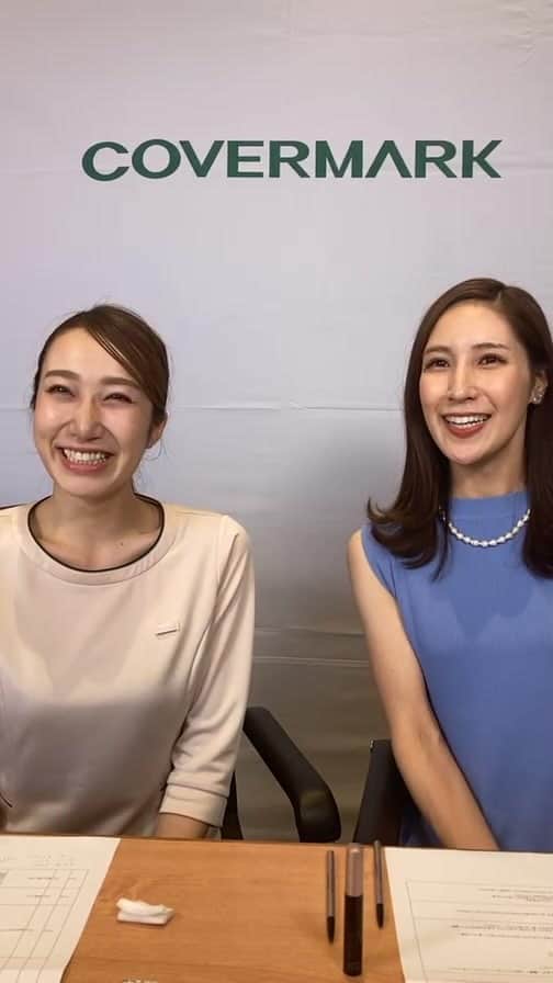 カバーマーク【公式】のインスタグラム：「若々しい印象の鍵は眉メイクに！ 理想的な眉の描き方を店頭スタッフがレクチャー！」
