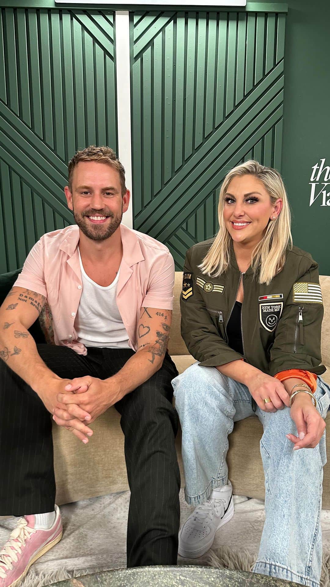 ニック・ビオールのインスタグラム：「Tomorrow! Gina brings her unapologetically honest self to the @viallfiles. You won’t want to miss this tea filled episode!!」