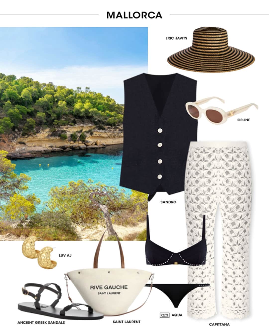 Bloomingdale'sのインスタグラム：「Vamos a la playa! These styles were *made* for Mallorca ☀️」