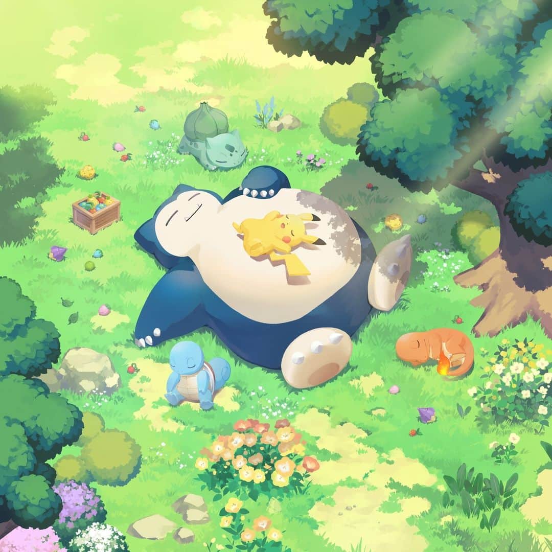 Pokémonさんのインスタグラム写真 - (PokémonInstagram)「Pokémon Sleep is out now on iOS and Android! Please check the App Store or Google Play for details on availability in your country.   Sleep well and rest your very best, Trainers!」7月20日 8時19分 - pokemon