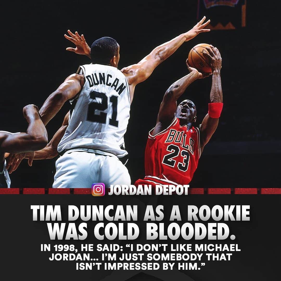 jordandepotのインスタグラム：「respect to tim duncan. 5 rings. 💯」
