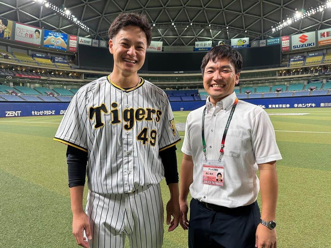 大竹耕太郎さんのインスタグラム写真 - (大竹耕太郎Instagram)「昨日 報道ステーションに出演させて頂きました。 松坂さんと,和田さんと... 夢のような時間でした。 本日の登板楽しんで頑張ります！  #マイナビオールスター #報道ステーション #熱盛 #少年時代は #松坂さんモデルのグローブで #和田さんの投げ真似をしてた #ディレクター西口さんは #小中高バッテリー」7月20日 10時14分 - ohtake_49