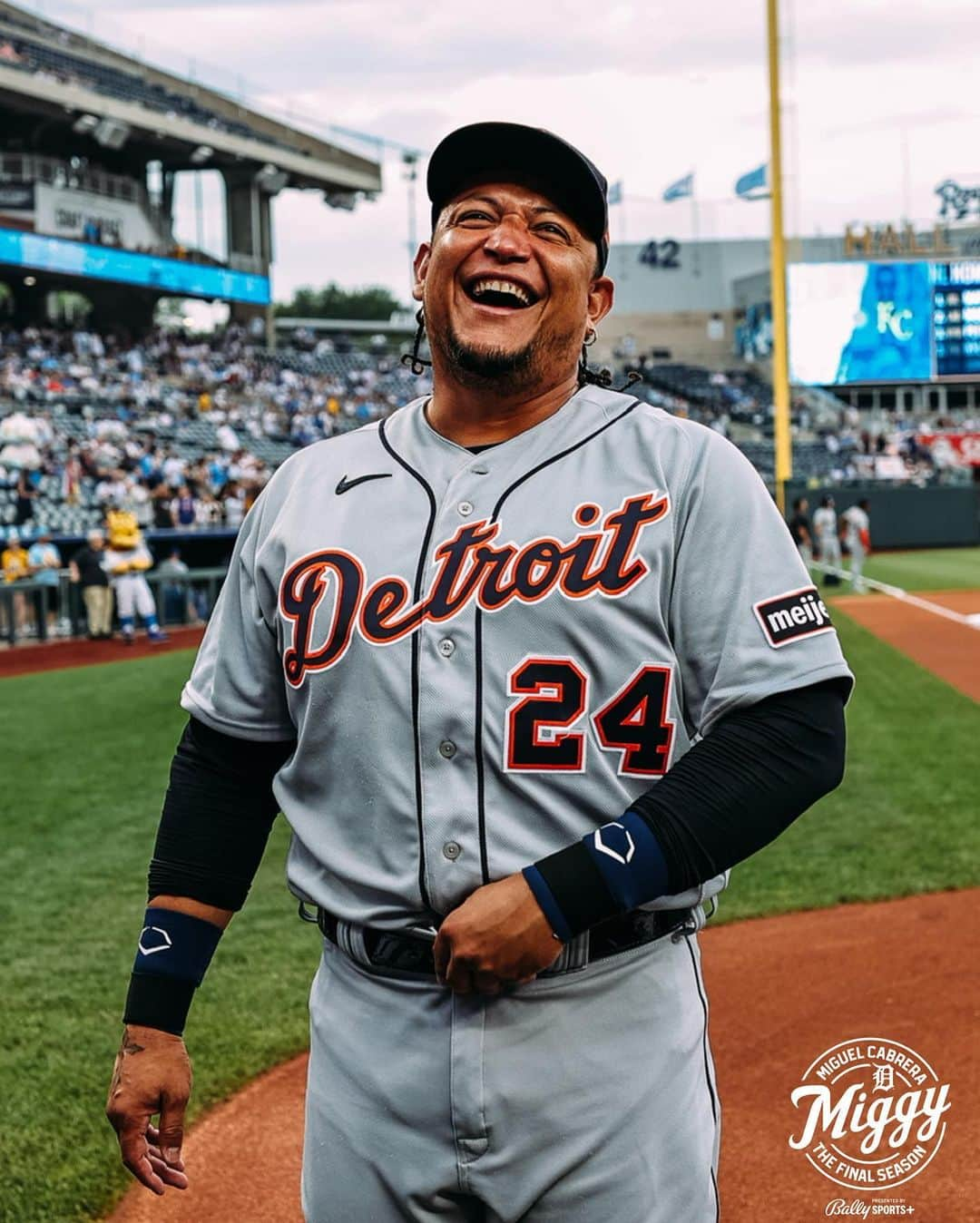 ミゲル・カブレラのインスタグラム：「Thank you, Kansas City! #GraciasMiggy」