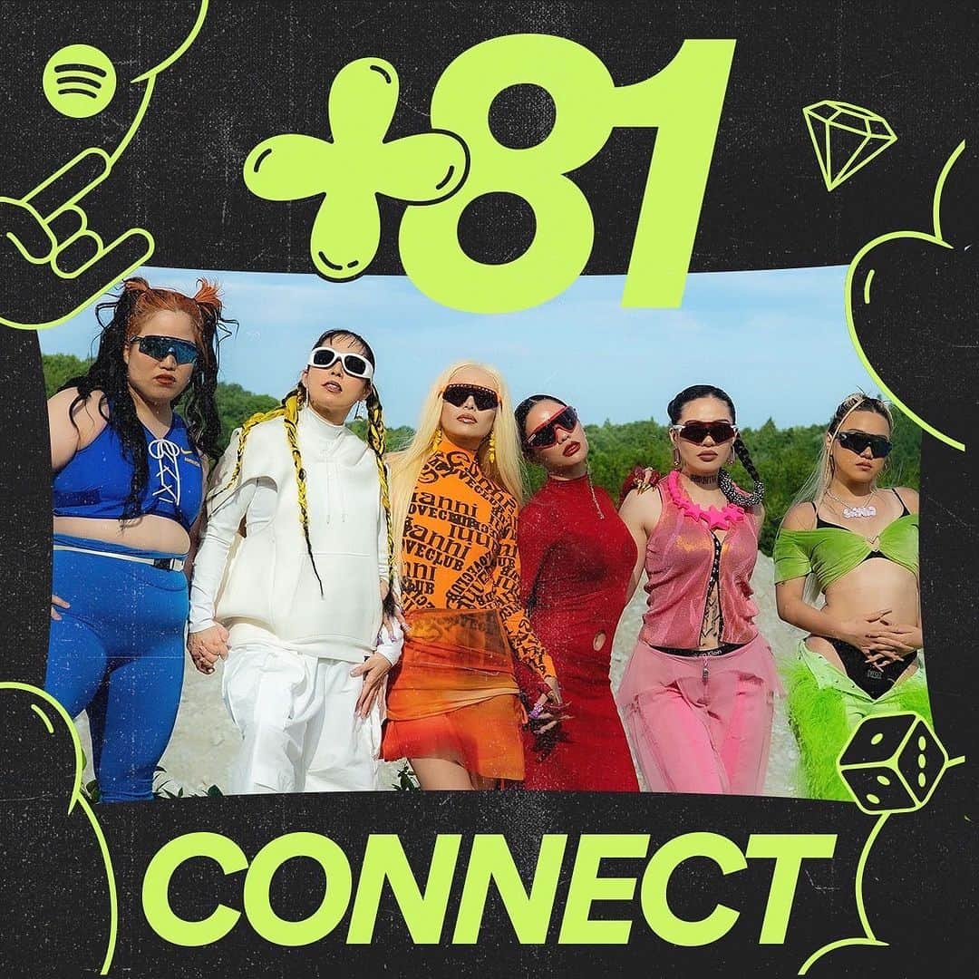 Awichのインスタグラム：「BBB takin overrr   Thank you @spotifyjp  Thank you @amazonmusicjp  🙏❤️」