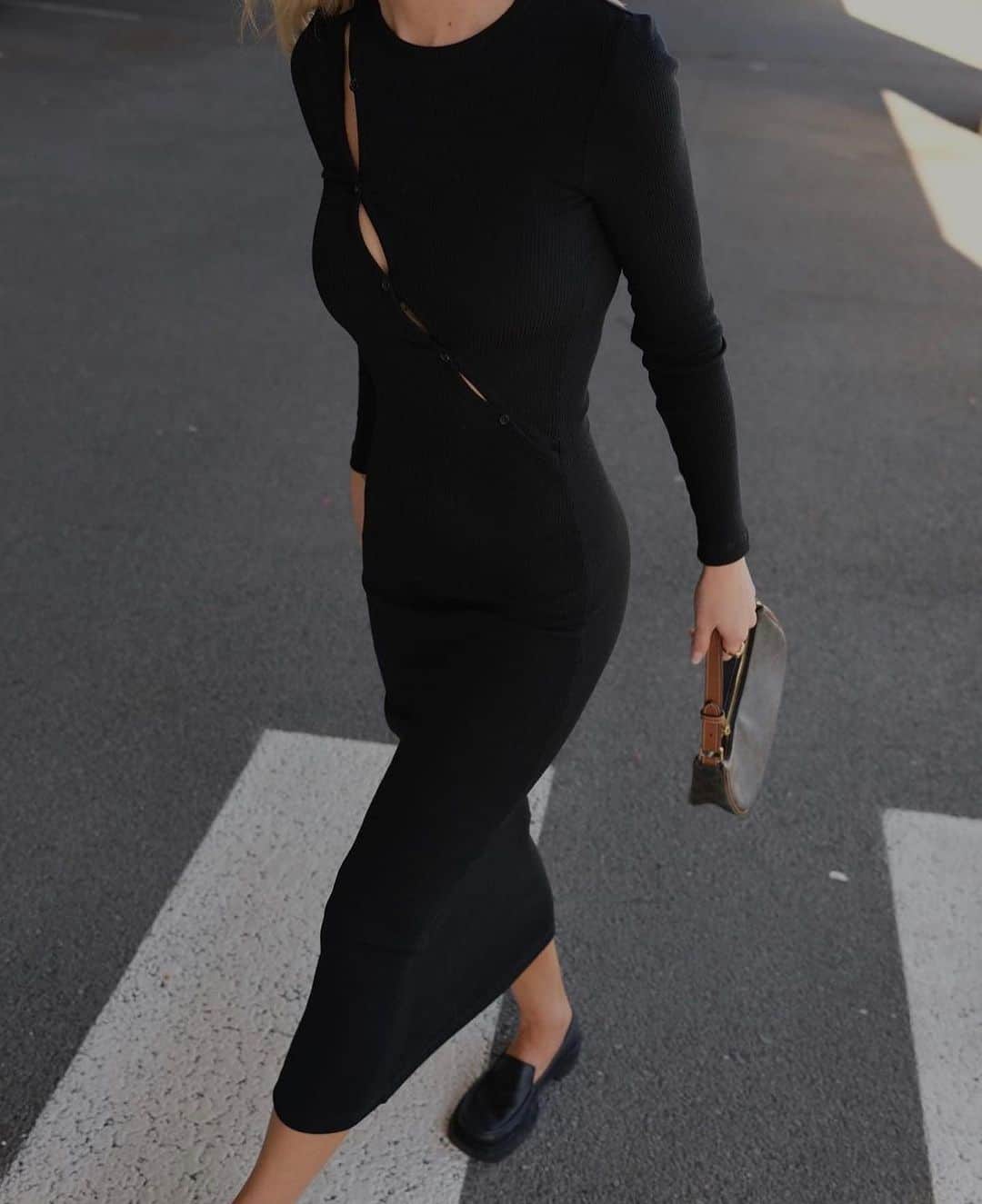 KOOKAI のインスタグラム：「We love @gabriellasmith__ in the Emmett Merino Wool Dress •• Available in boutiques and online #kookai」