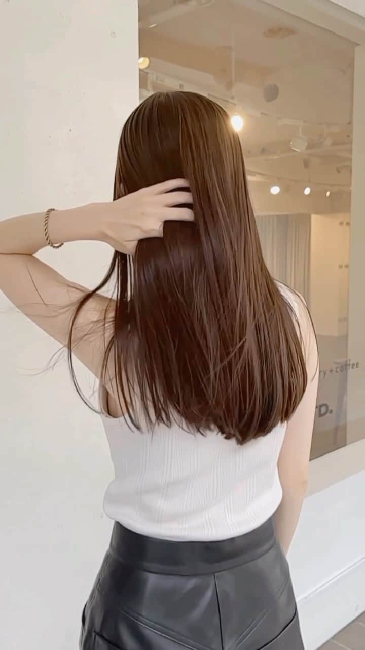 金田和樹のインスタグラム：「ダブルケアカラーで叶うベージュカラー♡」