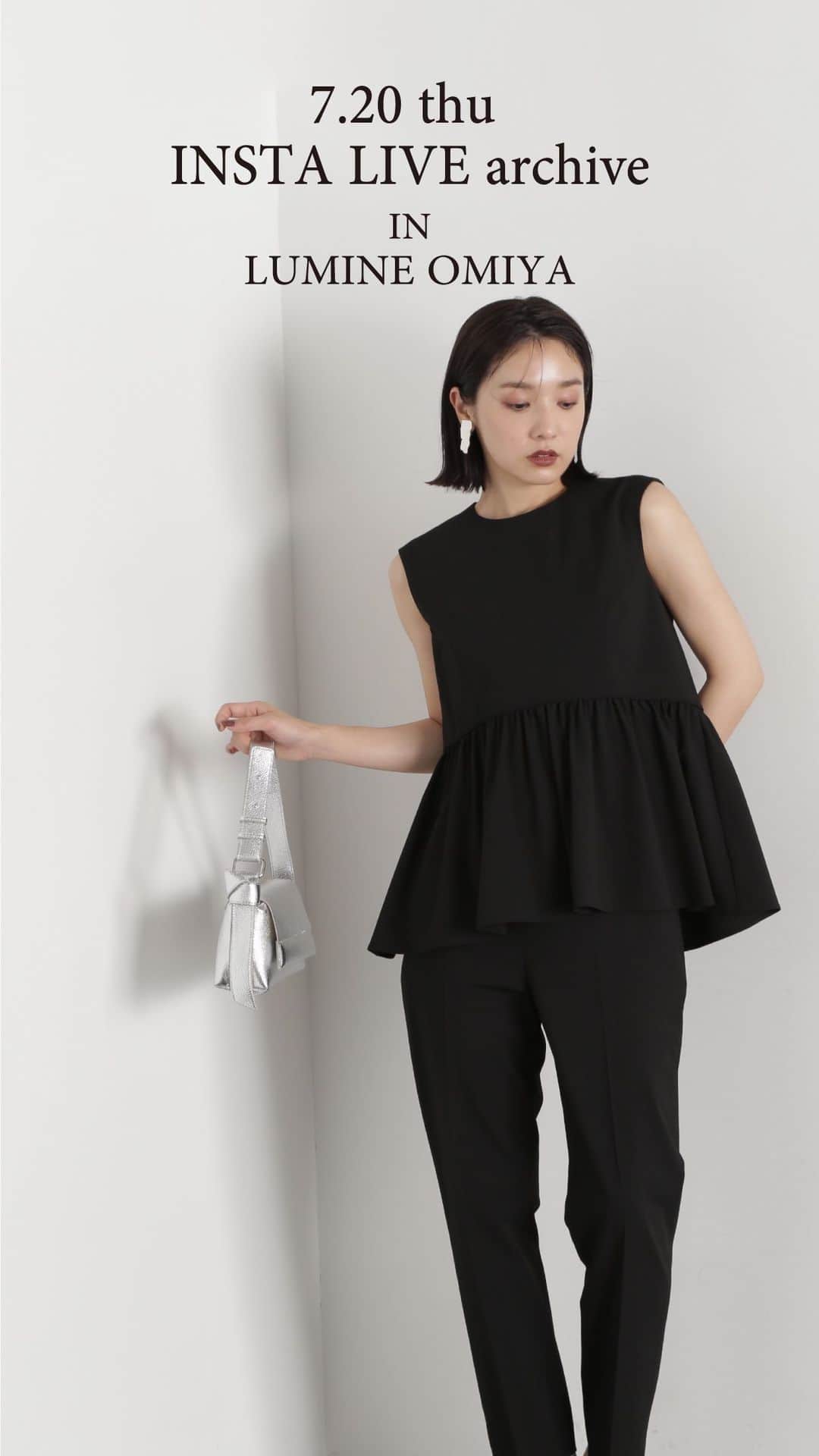NATURAL BEAUTY BASICのインスタグラム：「【秋の新作紹介　in ルミネ大宮】  -staff- あんどう　162cm  たかはし　157cm おかべ　　148cm  ● ビッグカラーシャツワンピース 商品番号 0173240751 ¥ 12,980（税込）  ● シアーシャツ＆キャミワンピースセット 商品番号 0173240711 ¥ 14,960（税込）  ● ウエストシャーリングティアードワンピース 商品番号 0173240770 ¥ 13,970（税込）  ● ドレープスリーブスリットニット 商品番号 0173270740 ¥ 7,480（税込）  ● Vネックキャミワンピース 商品番号 0173240746 ¥ 10,890（税込）  ● ペプラムトップス＆パンツ 商品番号 0173240701 ¥ 15,950（税込）  ● ベルテッドプリーツワンピース 商品番号 0173240741 ¥ 12,980（税込） 　  #naturalbeautybasic#ナチュラルビューティーベーシック#nbbofficial #新作紹介#インスタ#LIVE#インスタライブ #インスタライブ配信 #トレンド#スカート#セットアップ#ワンピース#シアー#シャツ#プリーツ#ペプラム#キャミワンピース#ルミネ大宮#大宮#大宮駅#レイヤード#ブラウス#シャツワンピース#オンオフ#カジュアル#ナチュラル」