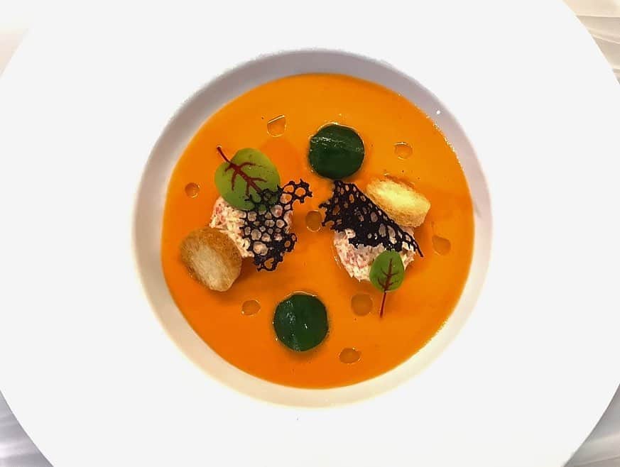 ブルーベリー・ラズベリー・ガスパチョ ミント添え レシピ