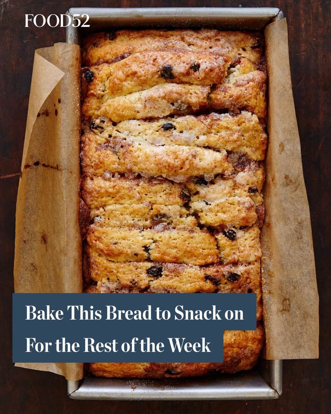 Food52のインスタグラム：「@sconeladylarkin made a miraculous hybrid of monkey bread, pull-apart bread, and scones in this cinnamon scone bread. Click the link in our bio for a recipe you should snack on all week long. 📸: @bobbilinstudio #f52community #f52grams」