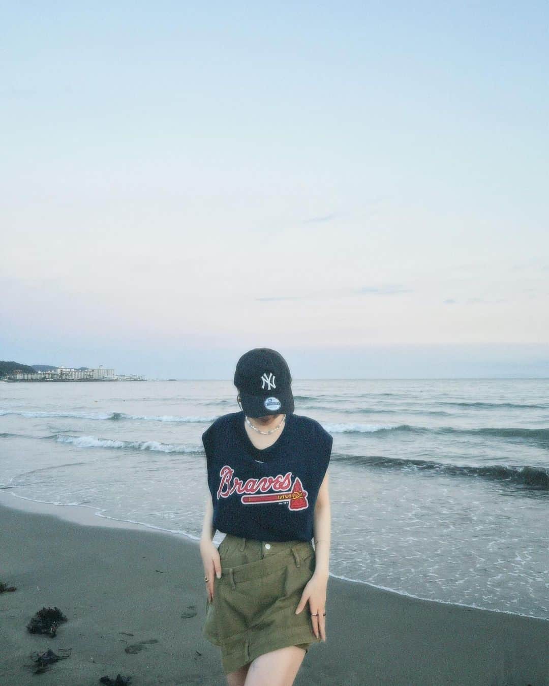 yuanさんのインスタグラム写真 - (yuanInstagram)「浜辺に座って永遠お話してた。。幸せでした🌊」7月20日 22時27分 - y_g_006